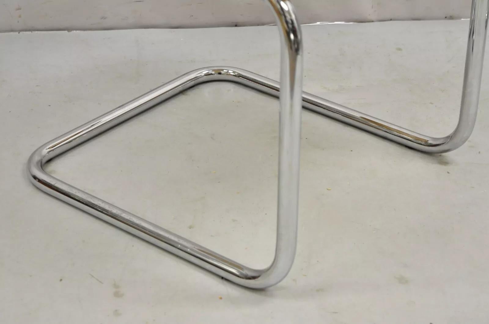 Metal Marcel Breuer Mid Century Modern Italian Cane Cesca Dining Side Chair - Set of 4