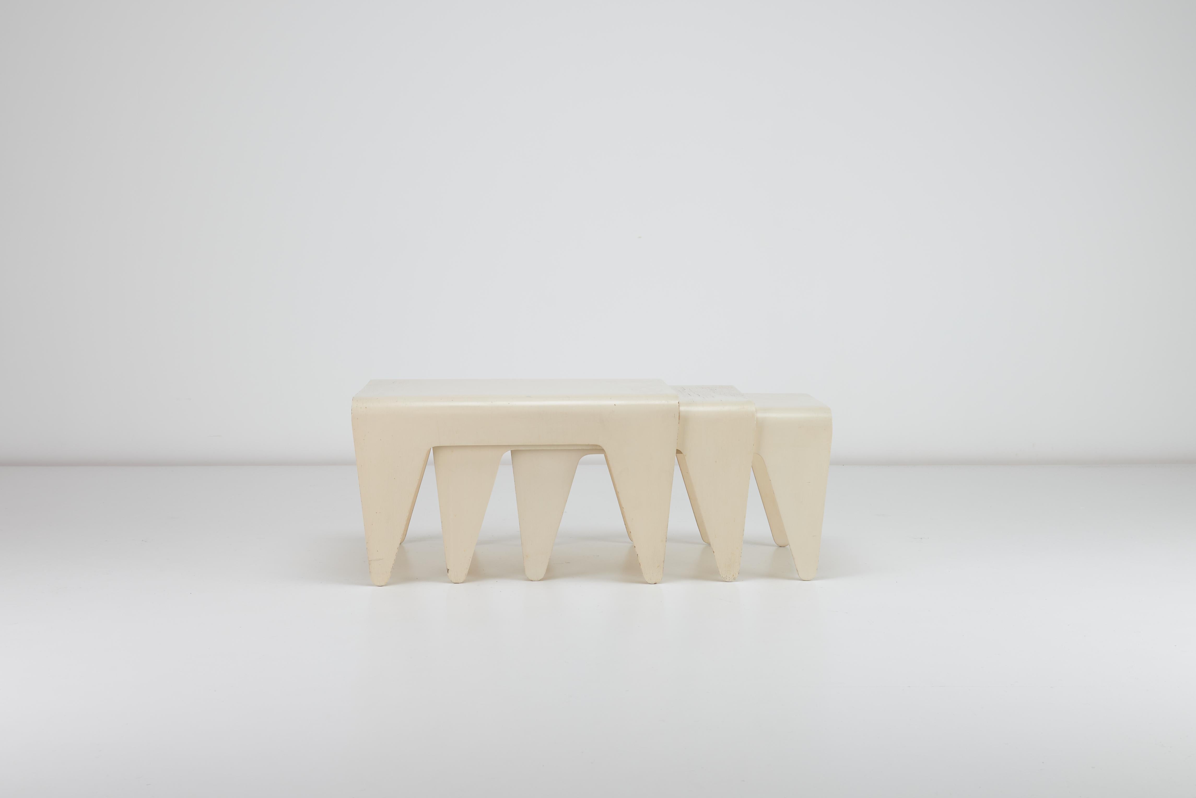 Mid-Century Modern Vintage Marcel Breuer Nesting Tables for Isokon For Sale