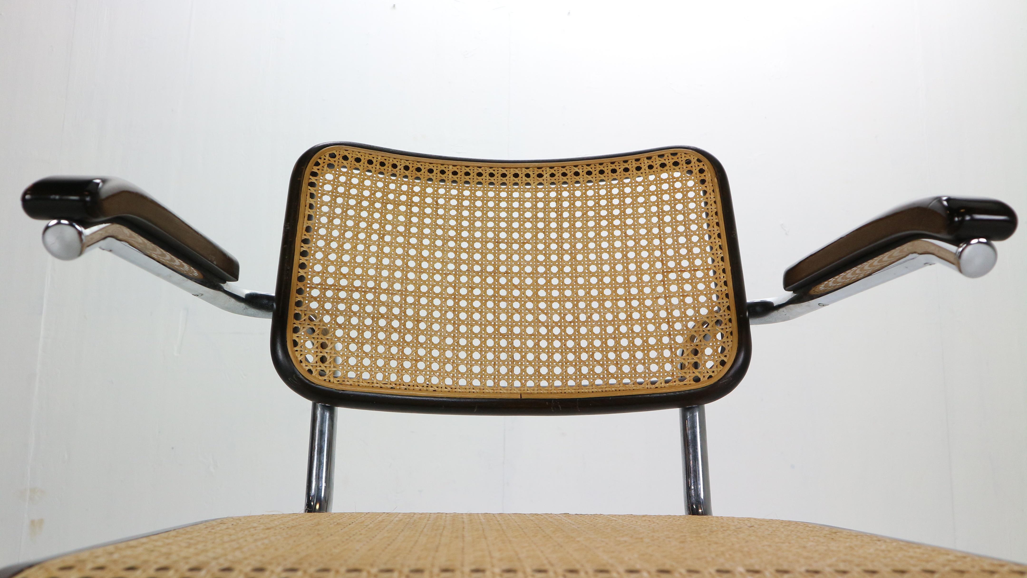Marcel Breuer Original Set of 4 Model-S64 Chairs by Thonet 1