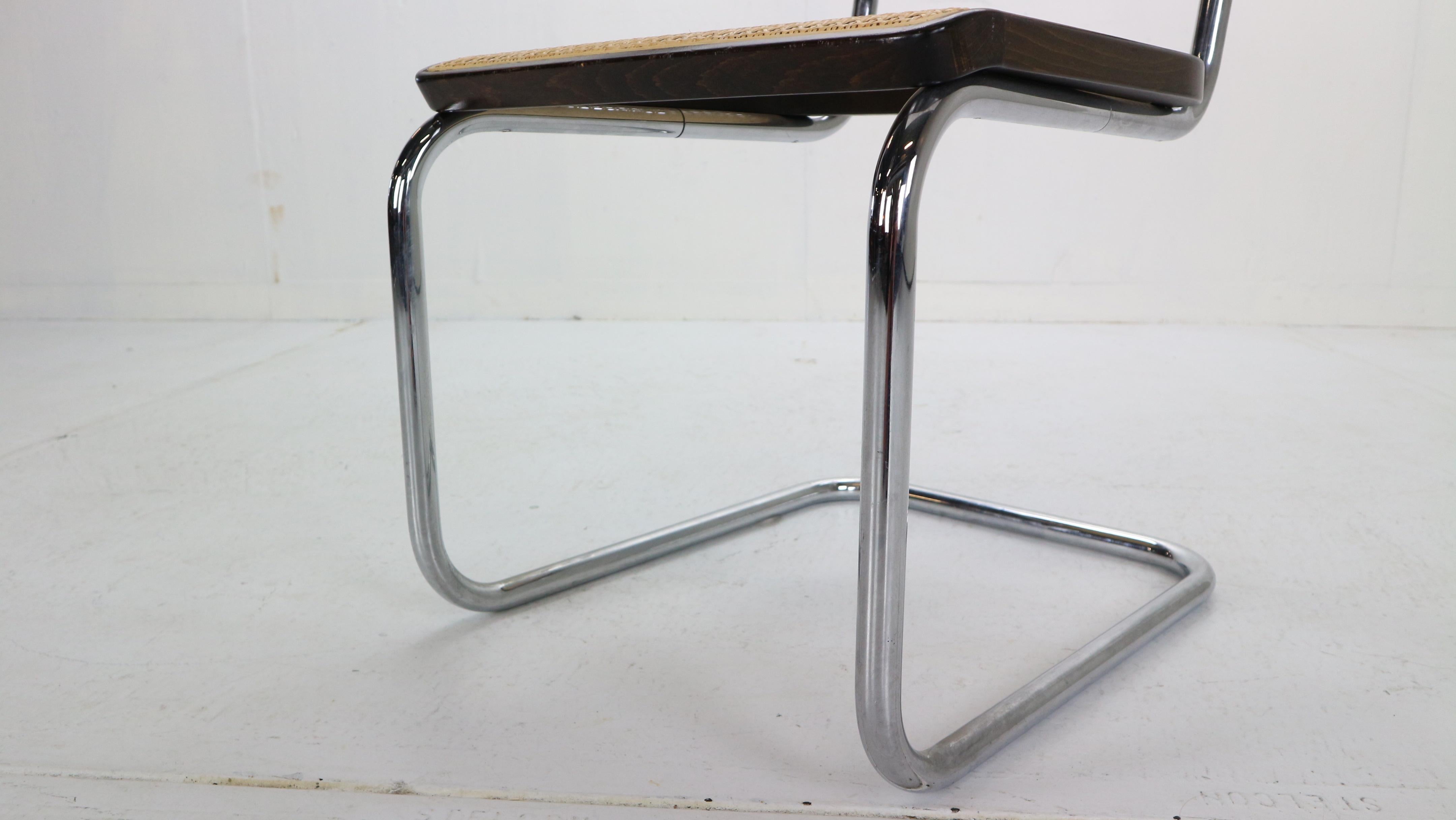 Marcel Breuer Original Set of 4 Model-S64 Chairs by Thonet 10