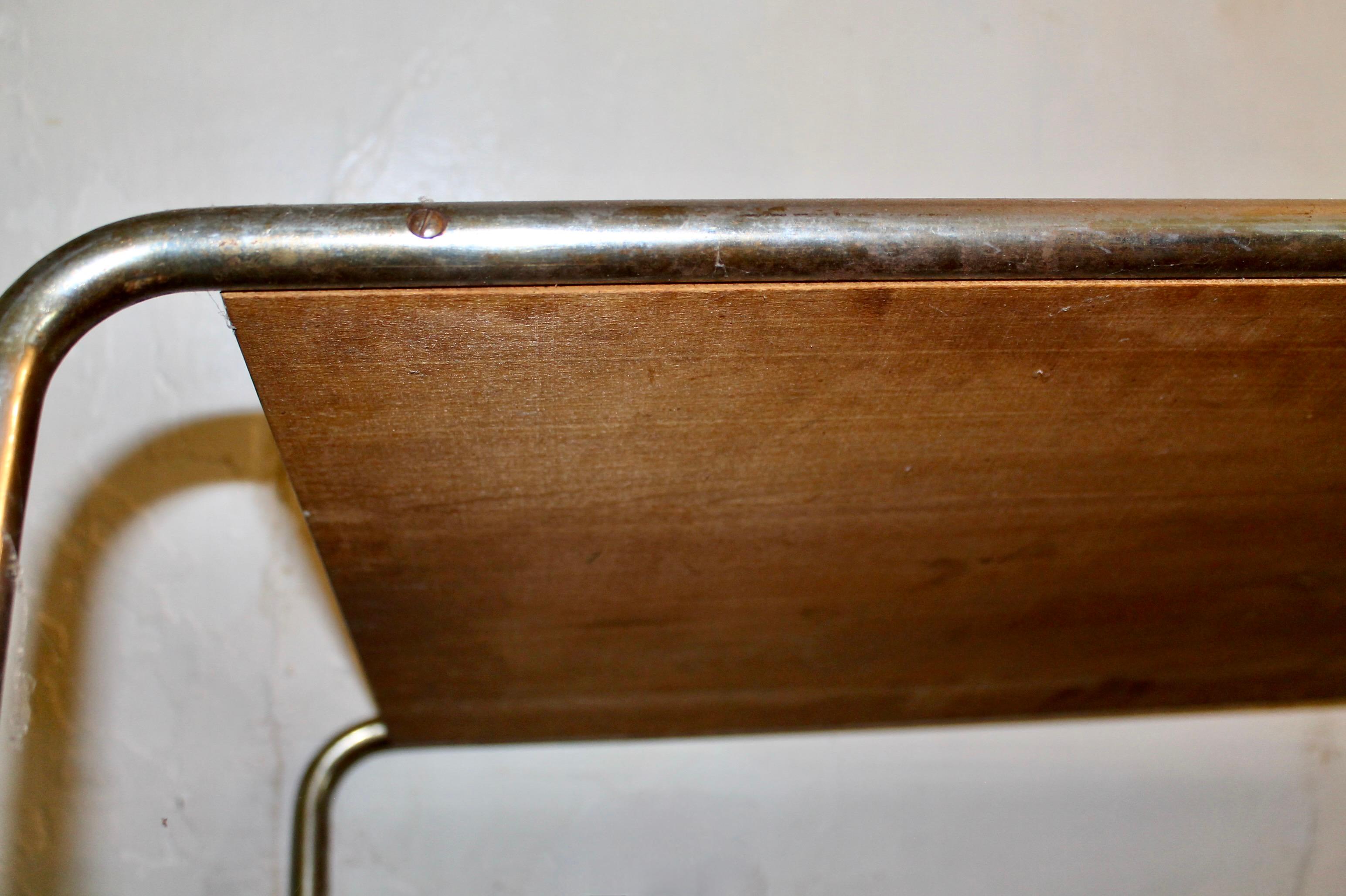Marcel Breuer Ein Paar Original Thonet B-12 Beistelltische im Angebot 2