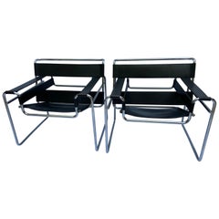 Marcel Breuer, Pair of Wassily Armchair, Circa 1968