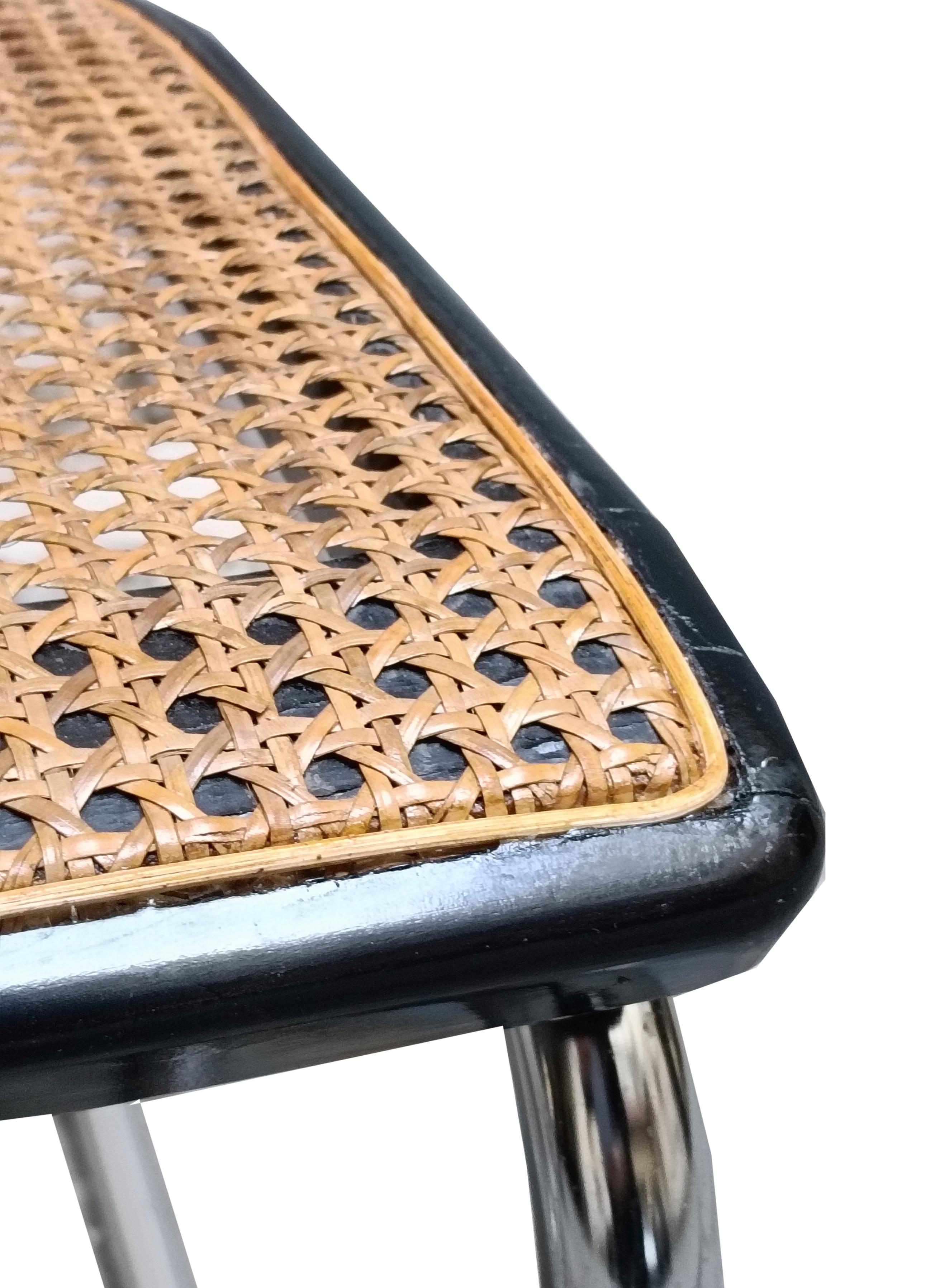 Marcel Breuer für Thonet Paar 'Cesca'-Stühle, Italien 1970er Jahre im Angebot 1