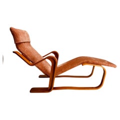 Marcel Breuer Chaise Long Isokon rosa para Knoll  1970s