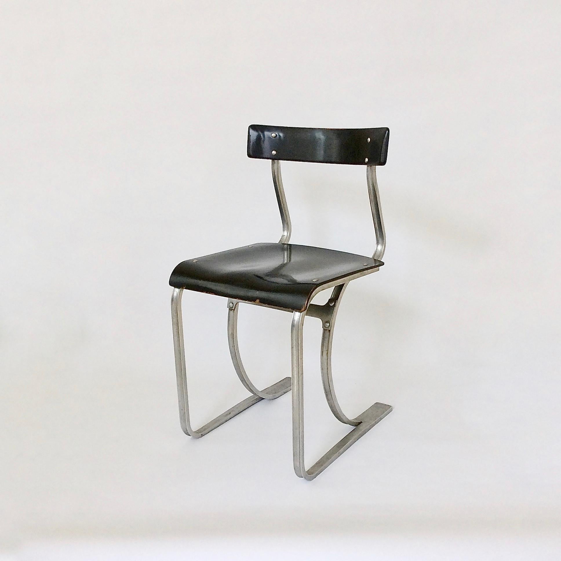 Marcel Breuer Rare Aluminium Chair, circa 1932 7