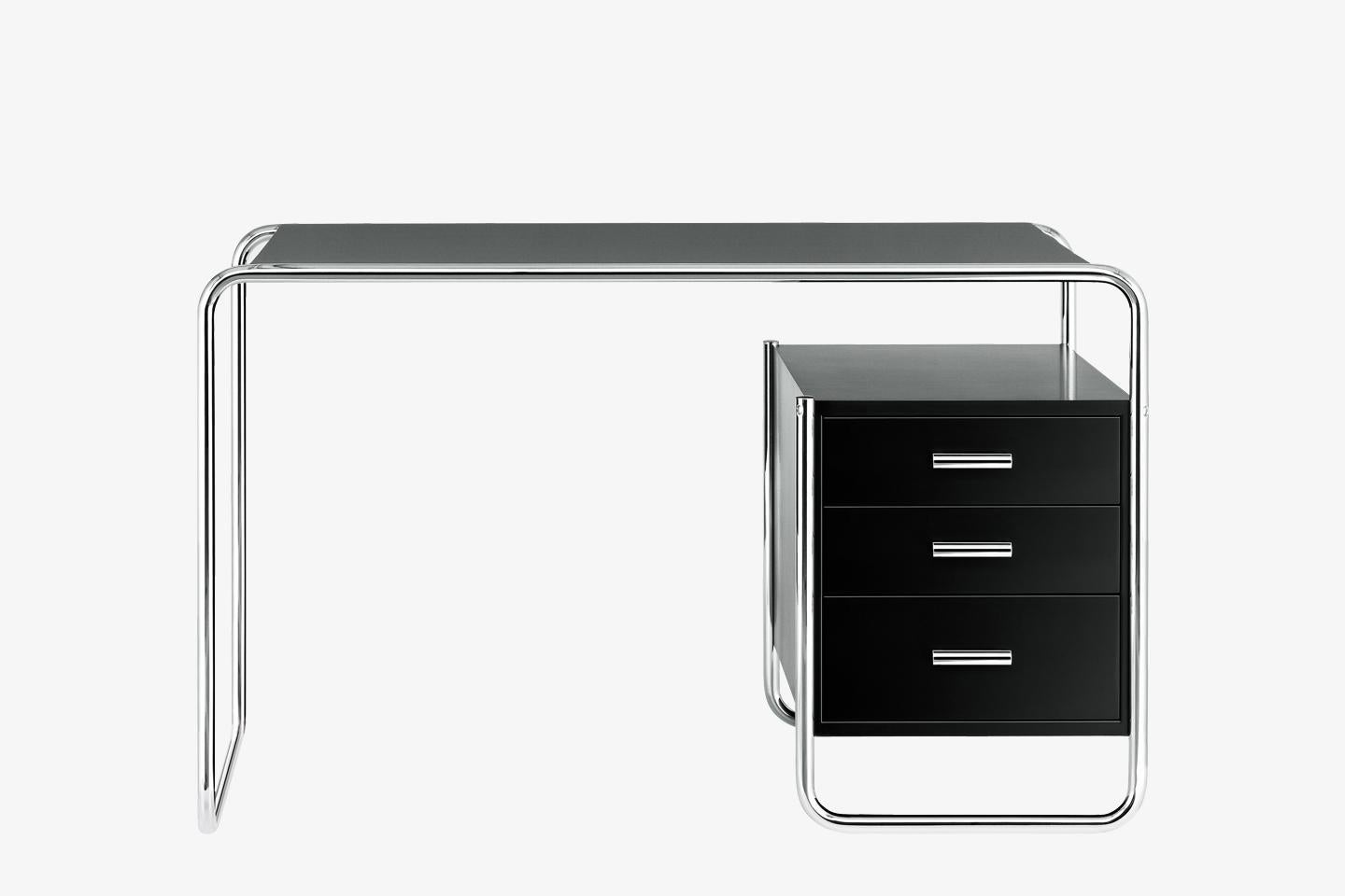 German Customizable Marcel Breuer S 285/5 Tubular Steel Desk For Sale