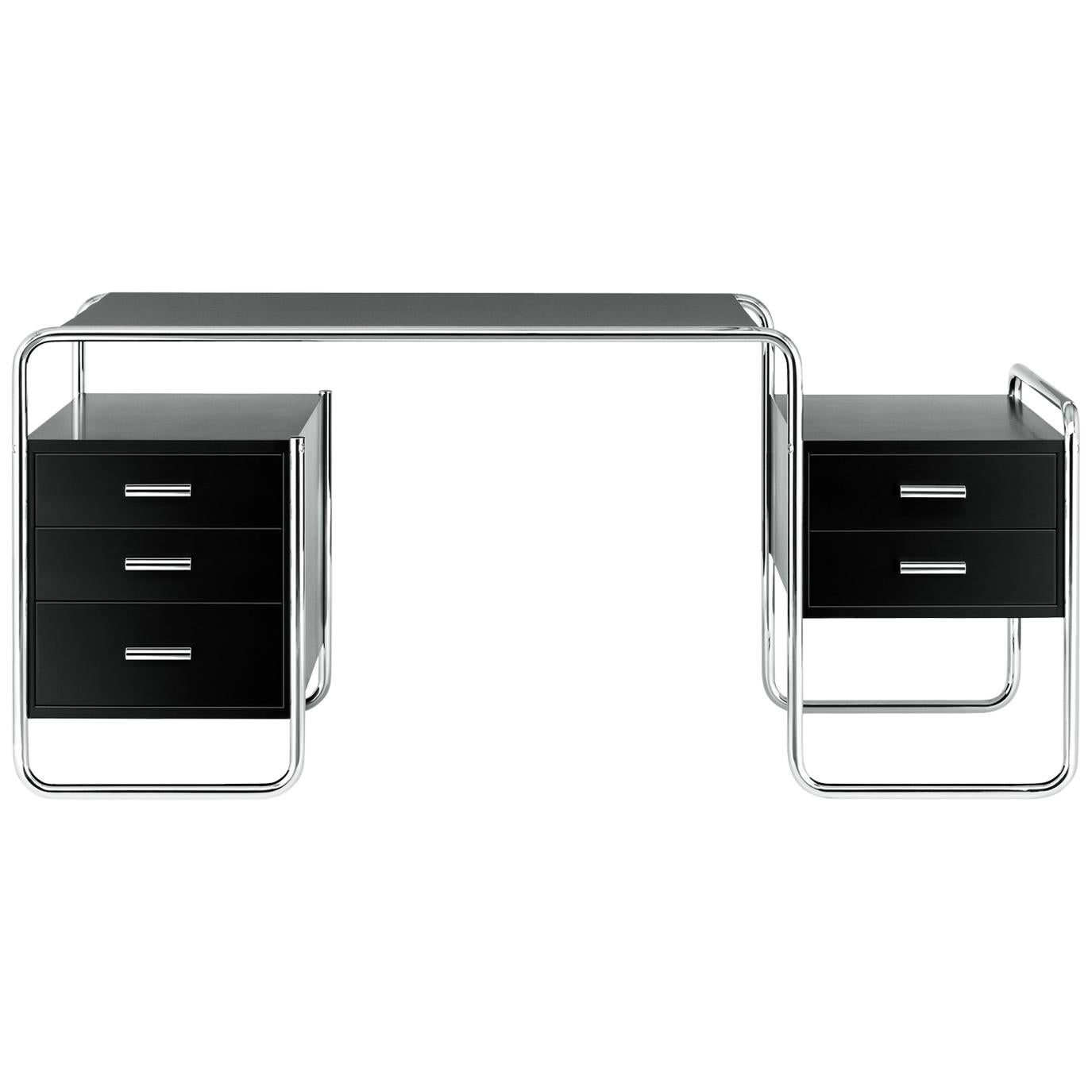Anpassbarer Marcel Breuer S 285 Stahl-Schreibtisch mit Stahlrohr im Angebot