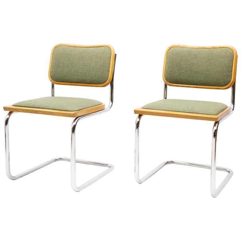 Marcel Breuer S32 Cantilever Chairs at 1stDibs | cantilever chair breuer