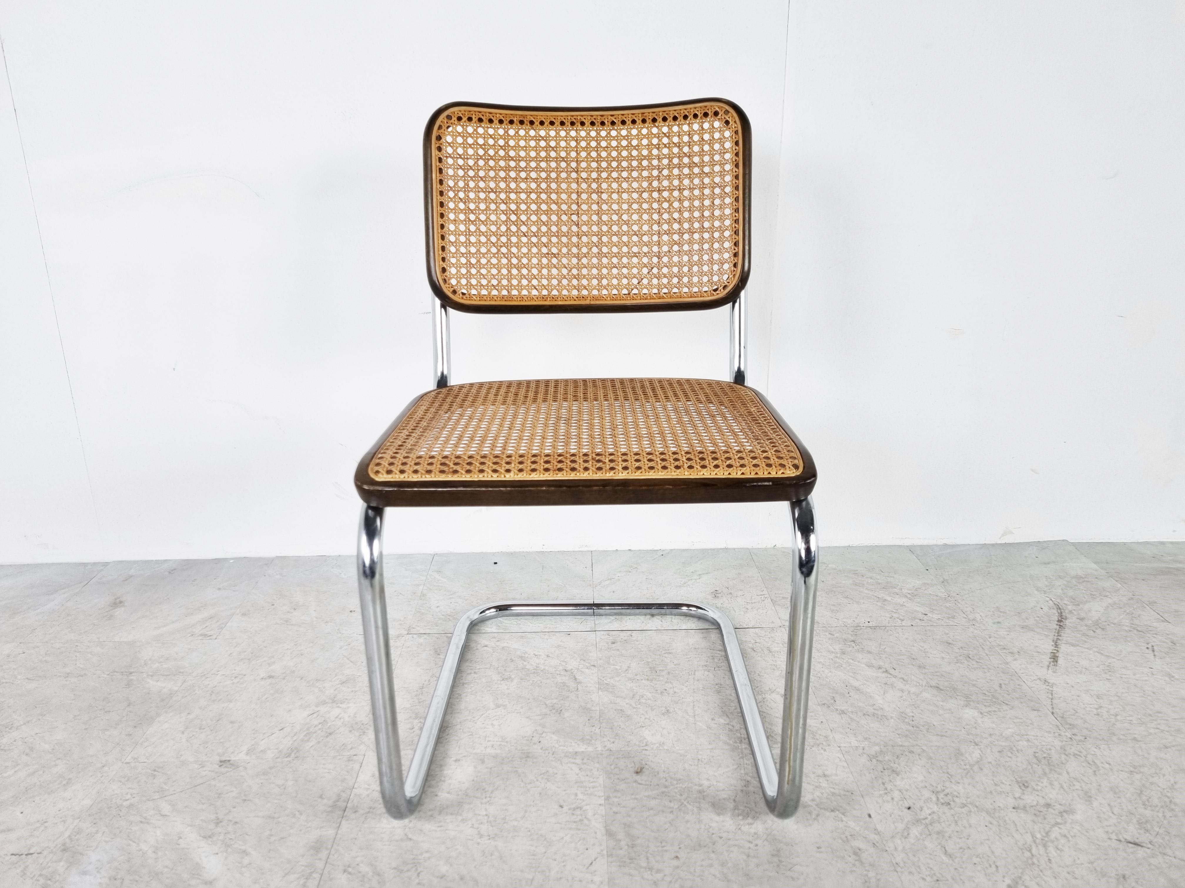 Bauhaus Marcel Breuer S32 Cesca Chair, 1970s Thonet