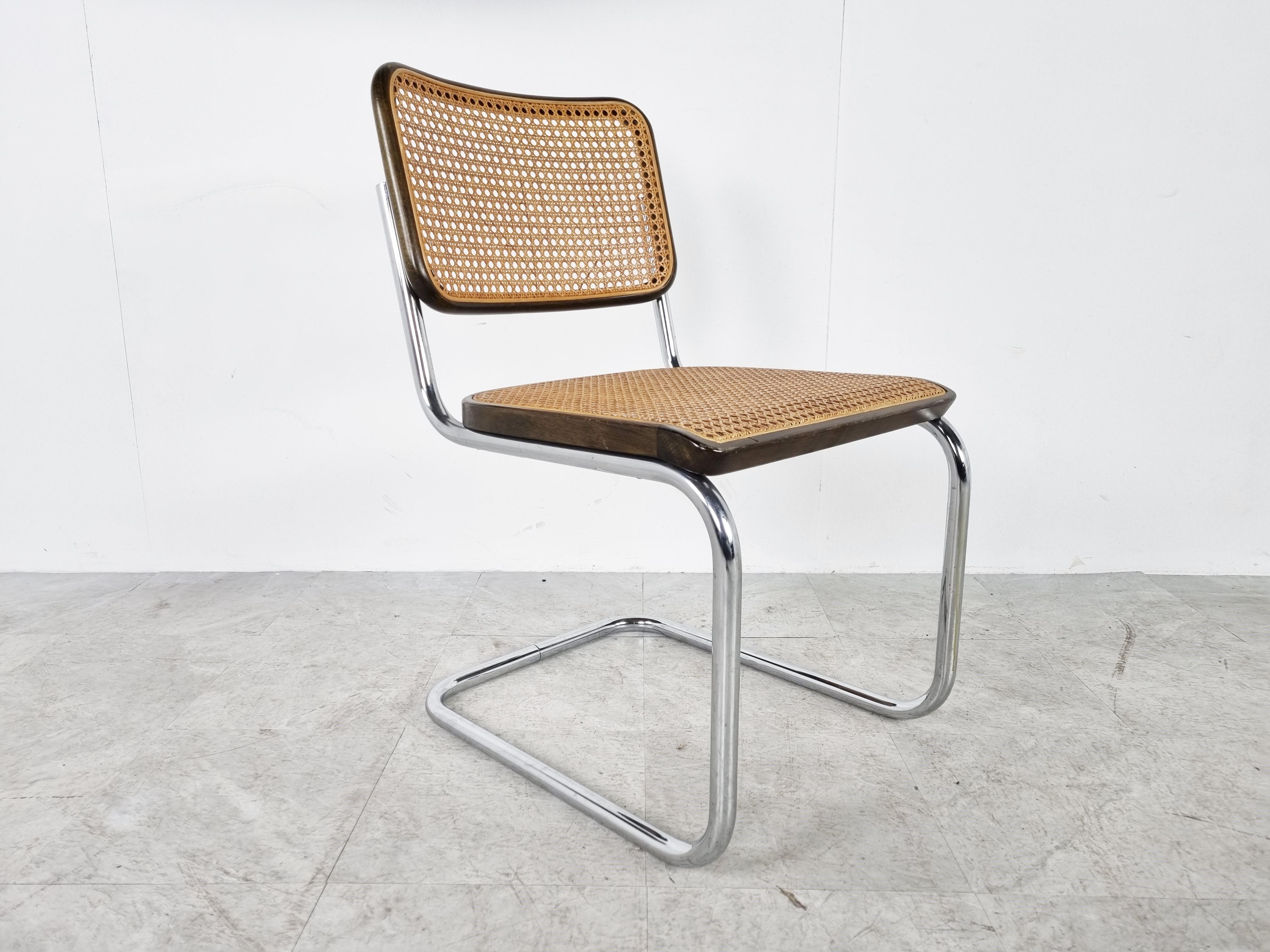 Italian Marcel Breuer S32 Cesca Chair, 1970s Thonet