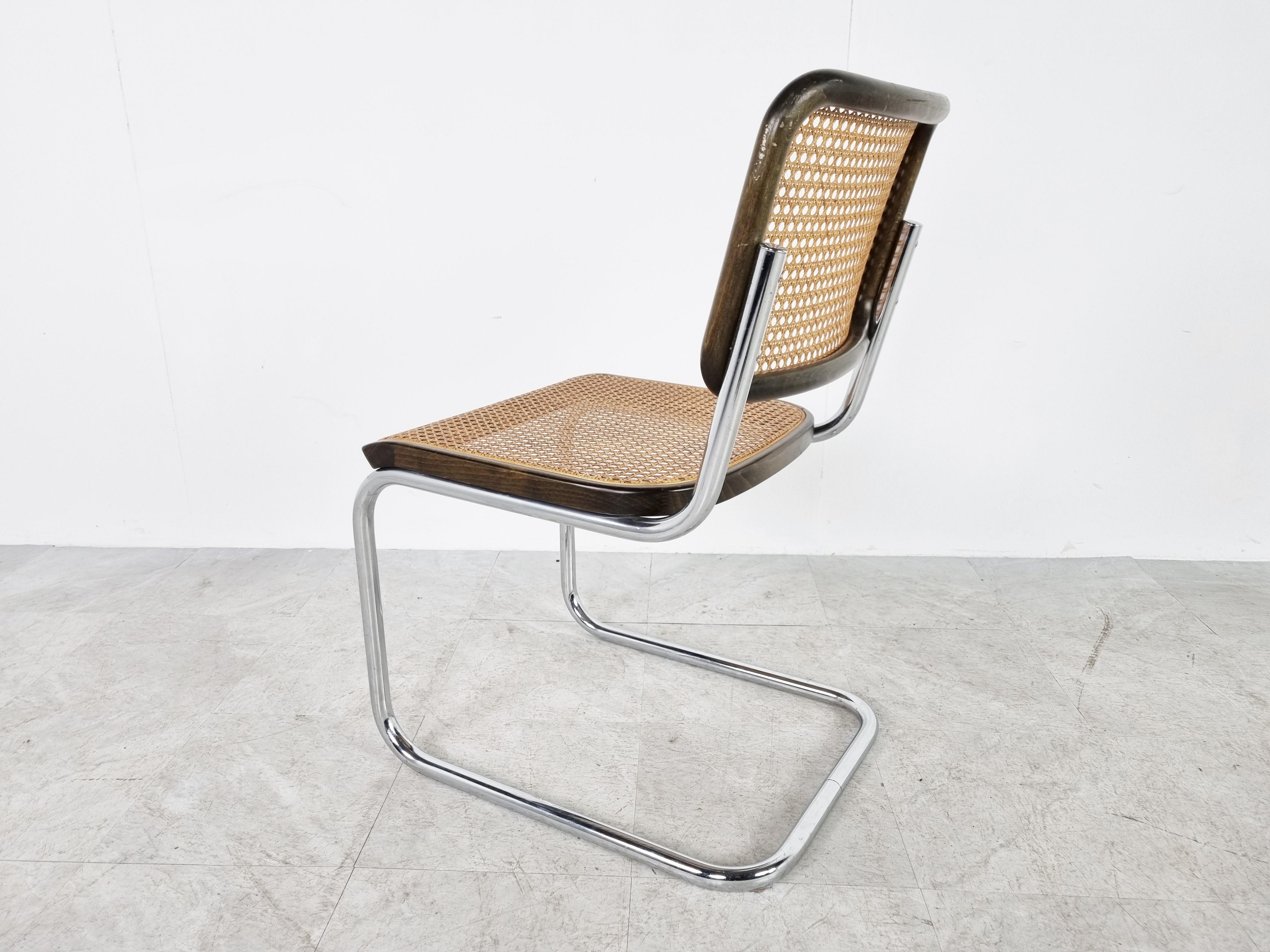 Cane Marcel Breuer S32 Cesca Chair, 1970s Thonet