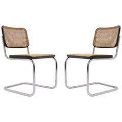 Marcel Breuer S32 Side Chairs, 1977