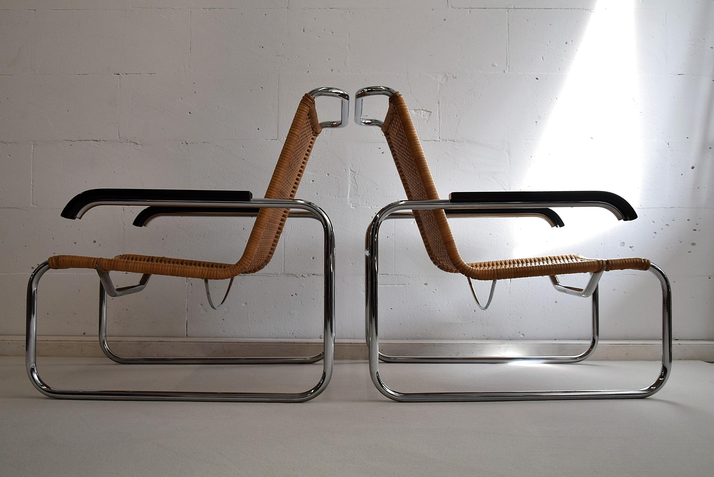 Austrian Marcel Breuer S35 Bauhaus Club Chair for Thonet