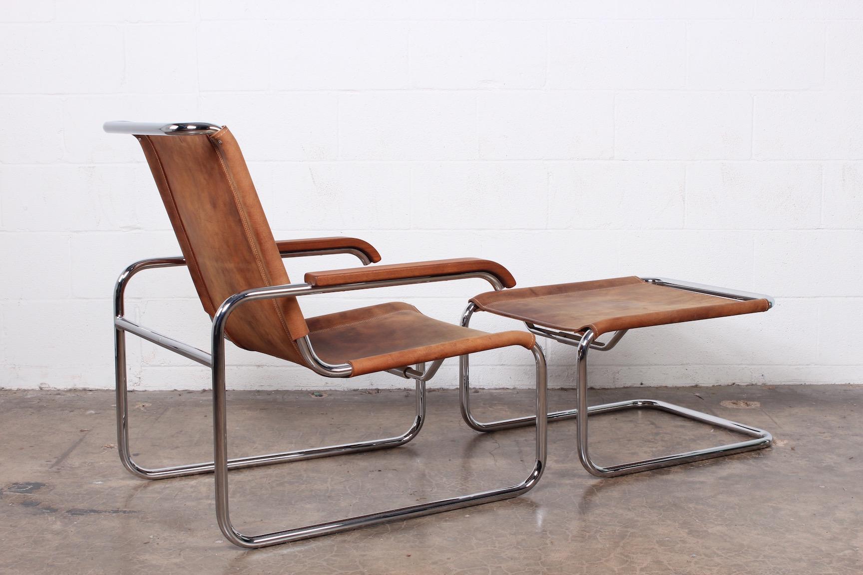 Marcel Breuer S35 Lounge Chair and Ottoman 3