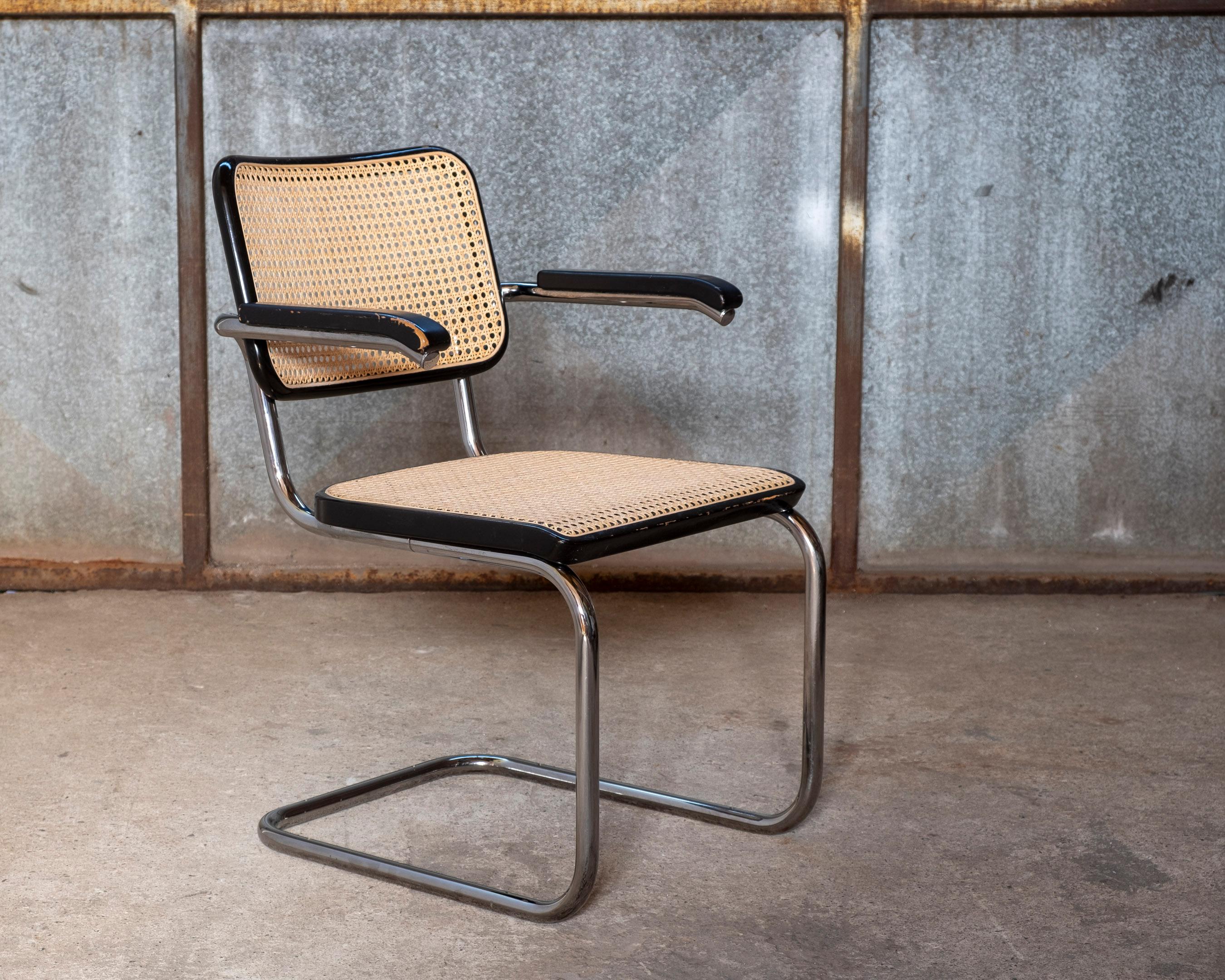 Bauhaus Marcel Breuer S64 Chair by Thonet, 1982 For Sale