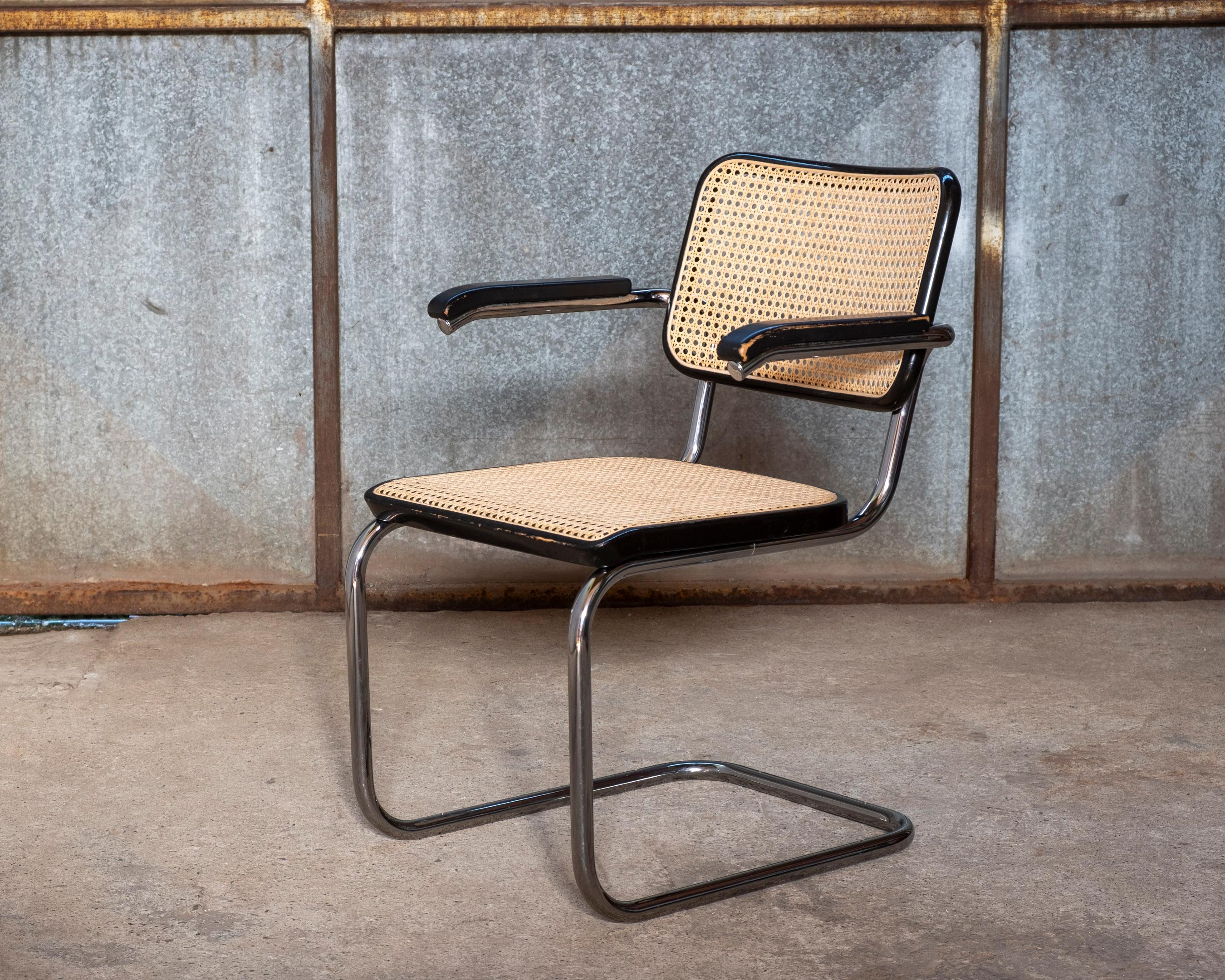 Marcel Breuer S64 Chair by Thonet, 1982 In Good Condition For Sale In Balen, BE