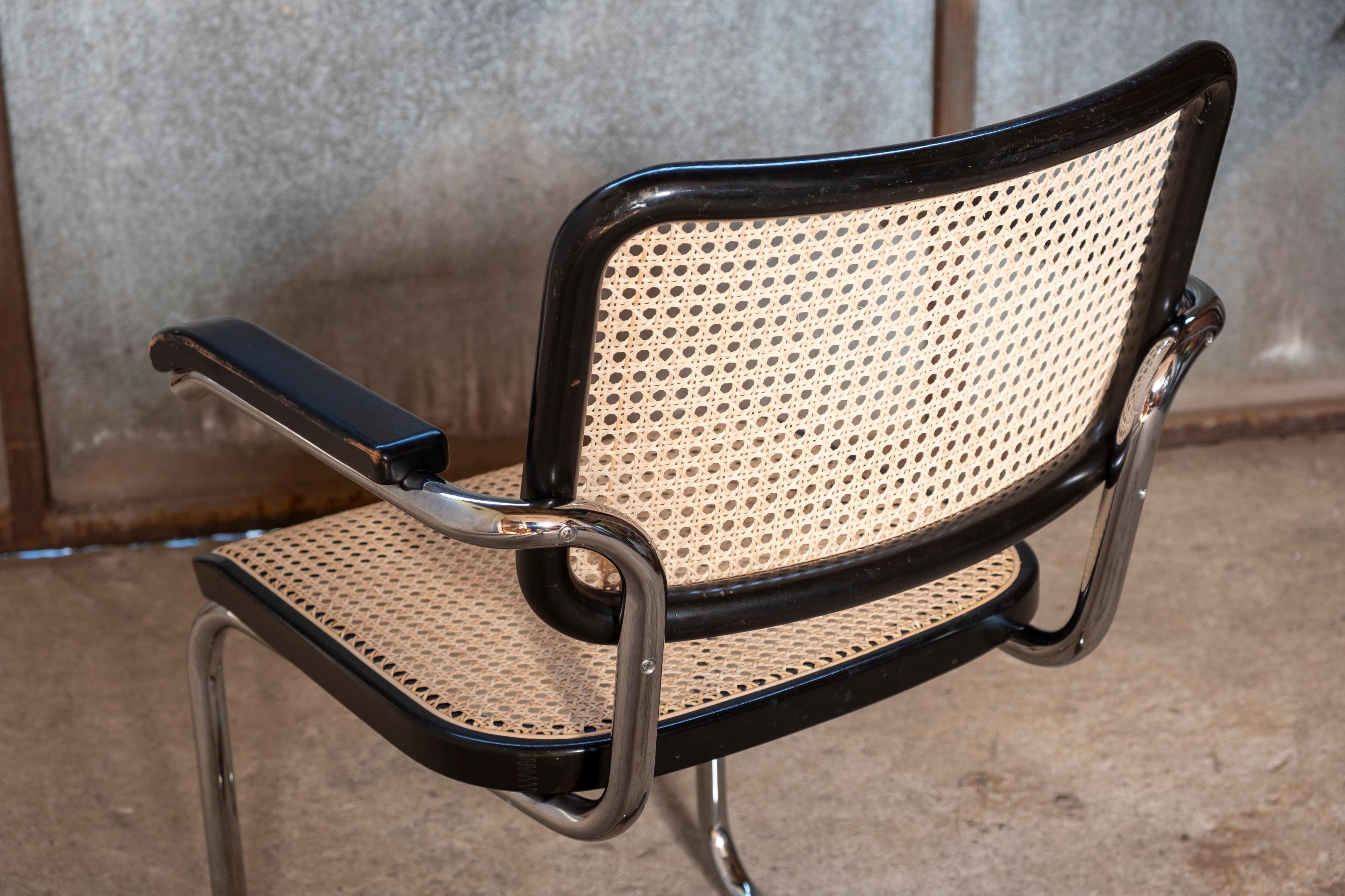 Steel Marcel Breuer S64 Chair by Thonet, 1982 For Sale