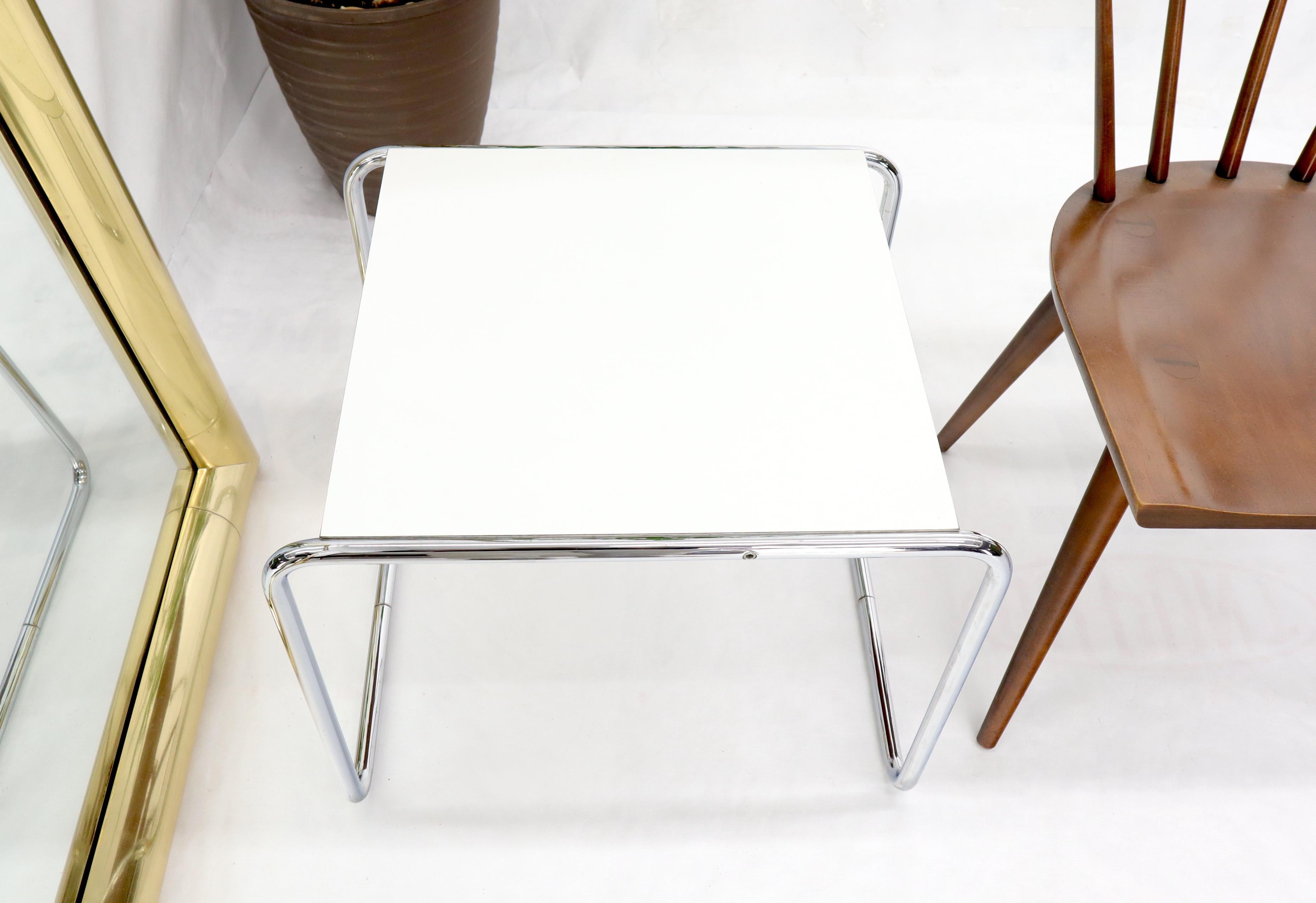 20th Century Marcel Breuer Set of Nesting Rectangle Coffee and Side Table Stendig, Finland