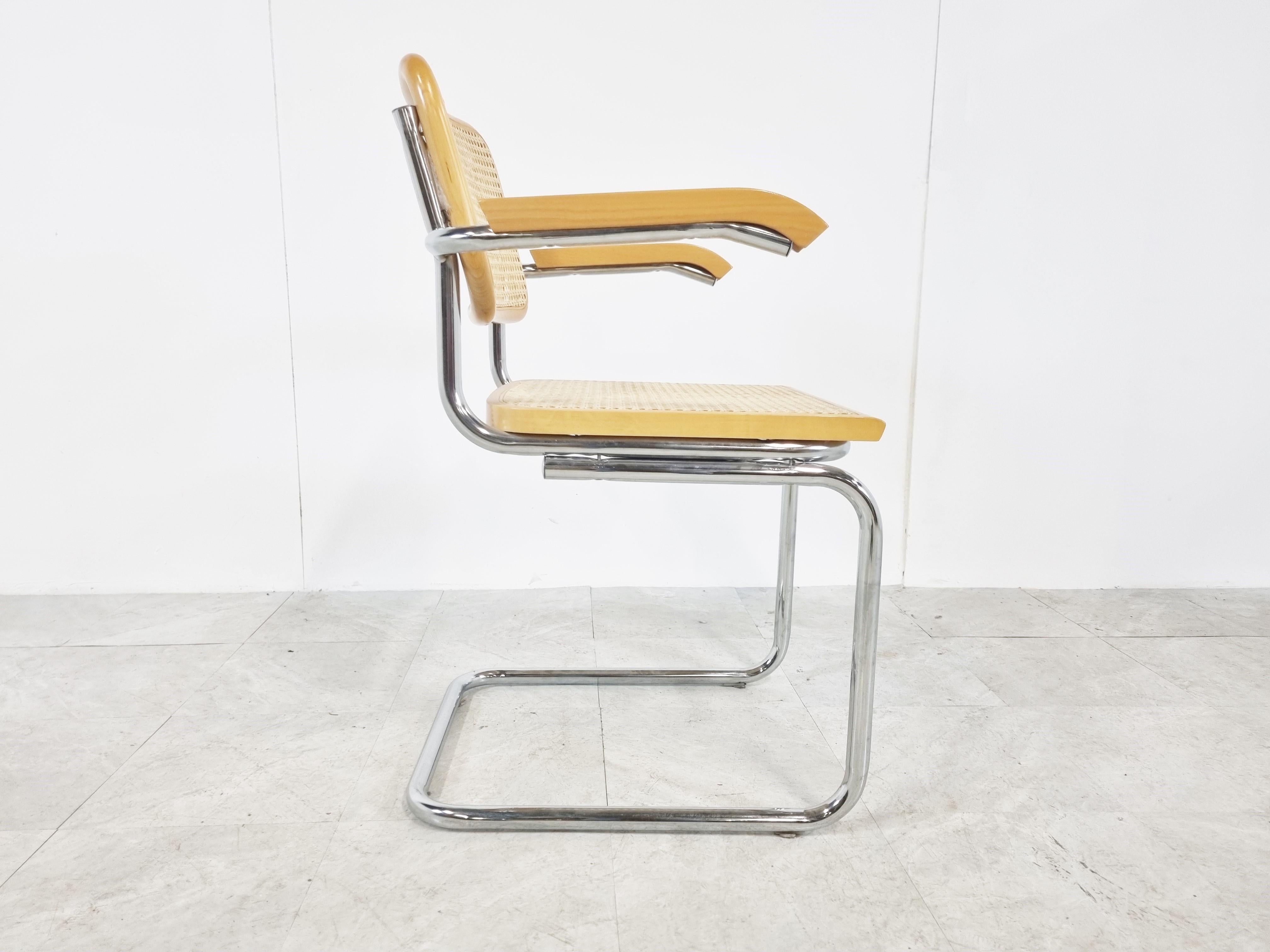 Sessel im Marcel-Brauer-Stil, hergestellt in Italien, 1970er Jahre (Italienisch)