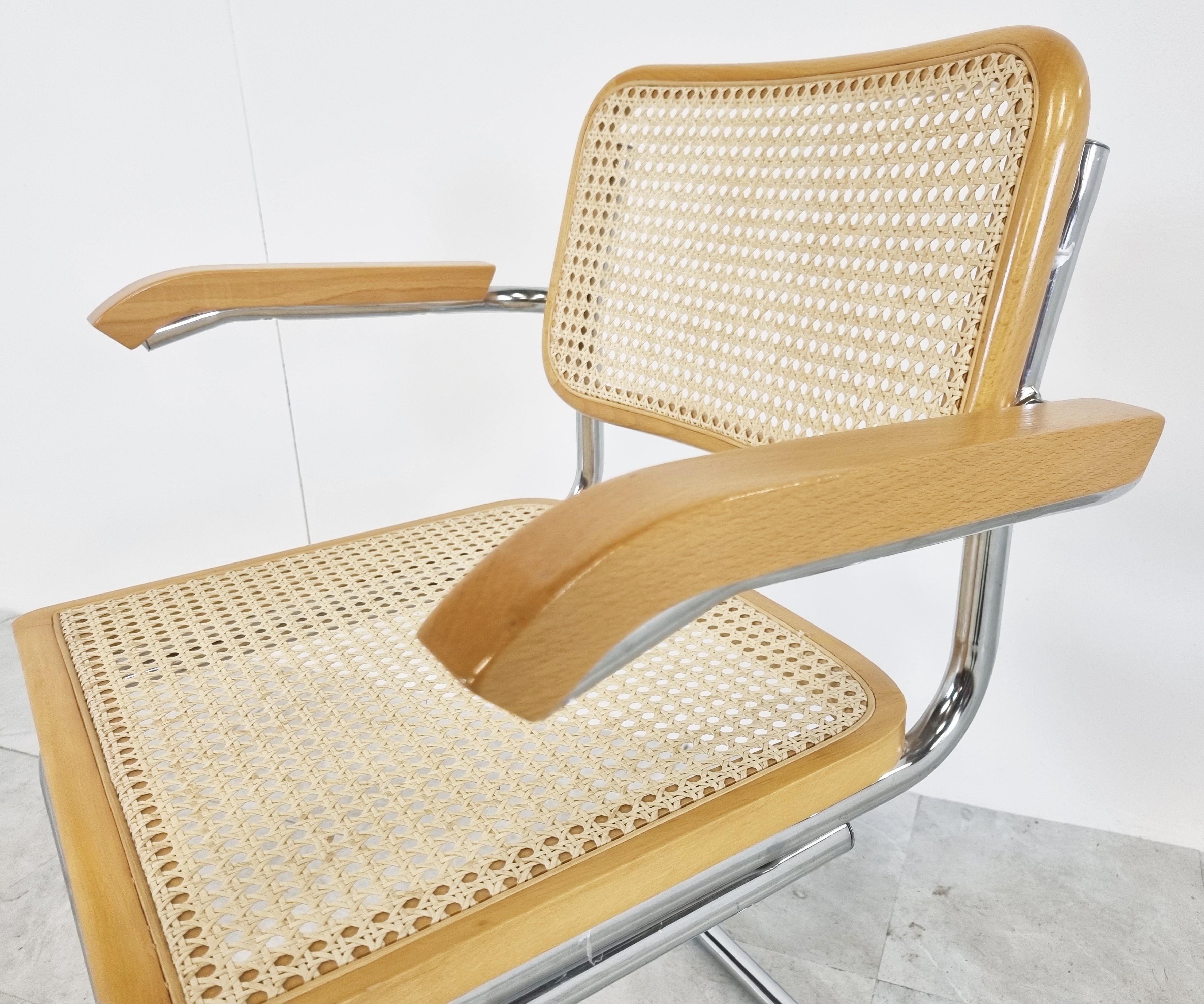 Sessel im Marcel-Brauer-Stil, hergestellt in Italien, 1970er Jahre 1