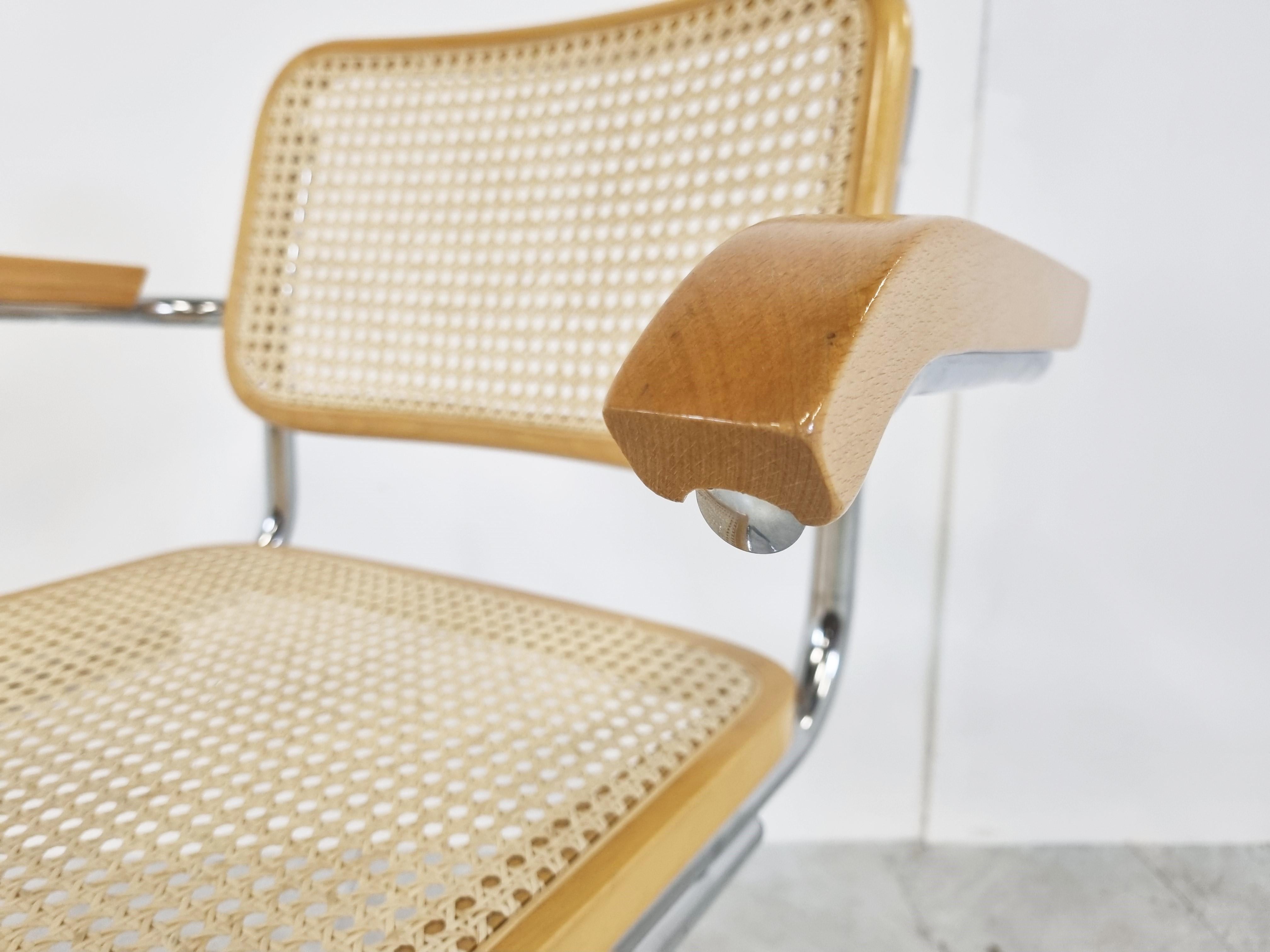 Sessel im Marcel-Brauer-Stil, hergestellt in Italien, 1970er Jahre 2