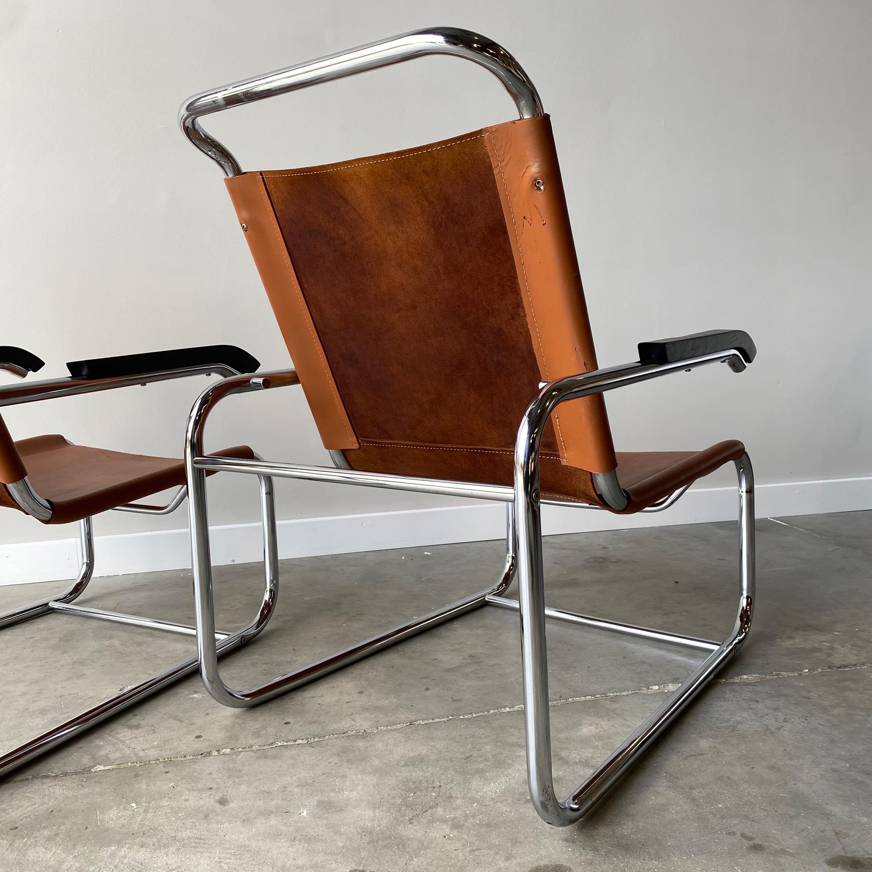 Marcel Breuer Style Armchairs For Sale 2