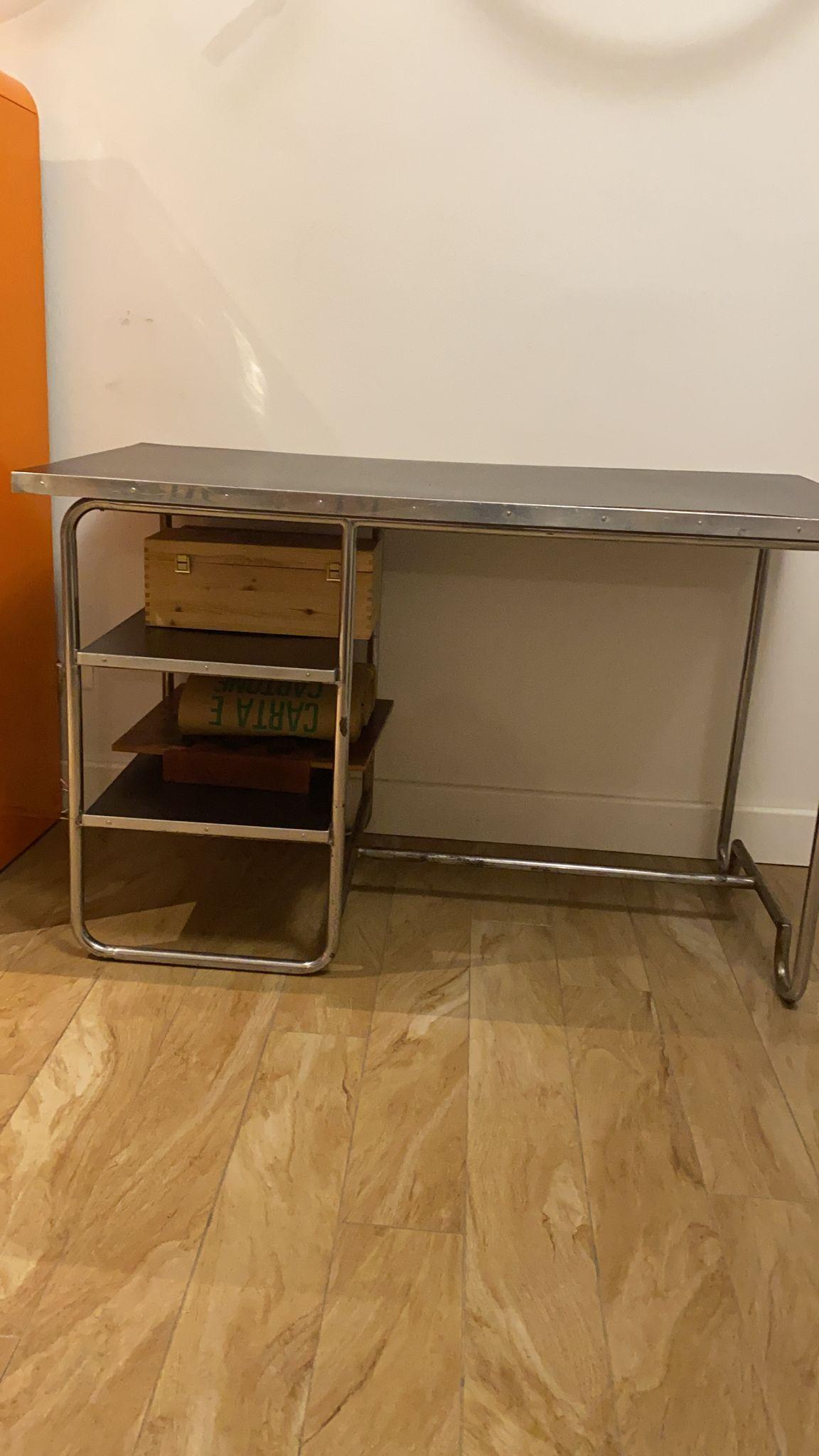Marcel Breuer Style Desk 1950s Mid-Century Modern For Sale 6