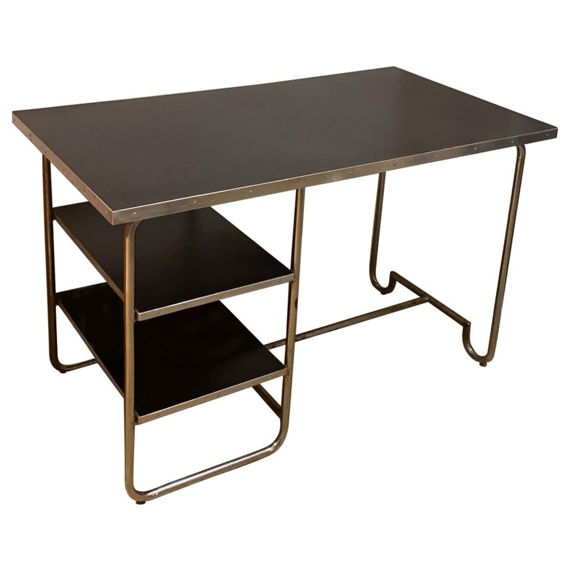 Marcel Breuer Style Desk 1950s Mid-Century Modern