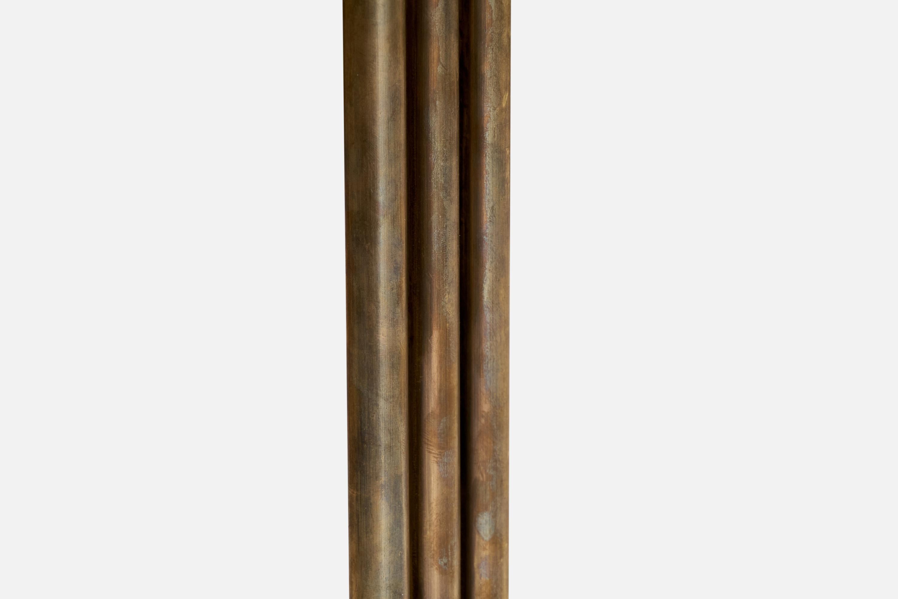 Early 20th Century Marcel Breuer, Table Lamp, Brass, Hungary, 1925 For Sale