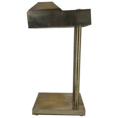 Marcel Breuer Table Lamp, Paris Exposition 1925, Made in Germany, Nickel