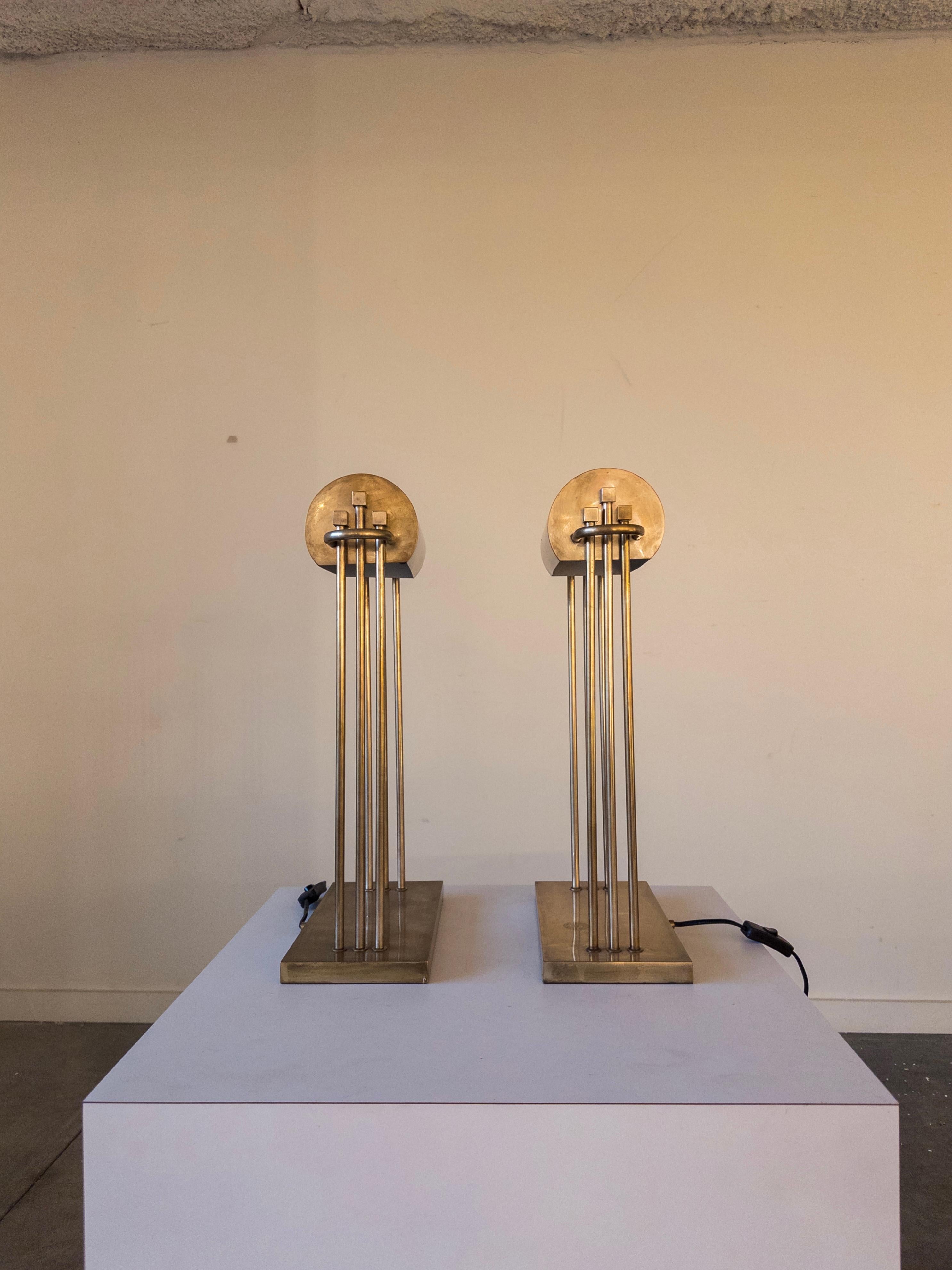 Marcel Breuer Tischlampen, 1925 im Zustand „Gut“ im Angebot in New York, NY