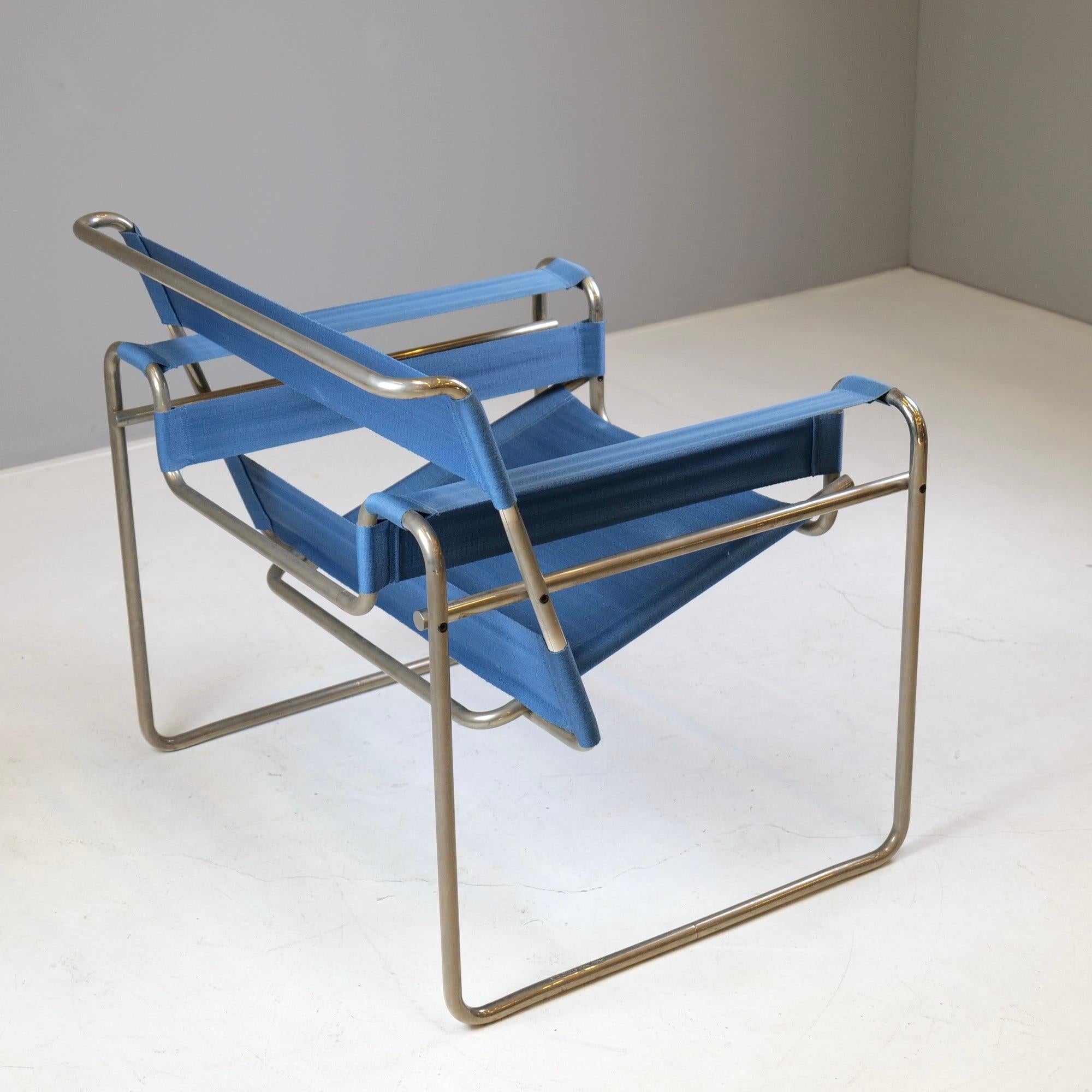 Marcel Breuer Wassily Chair b3 E95B Eisengarn by Knoll Limited 300 Pieces In Good Condition In Saarbrücken, SL