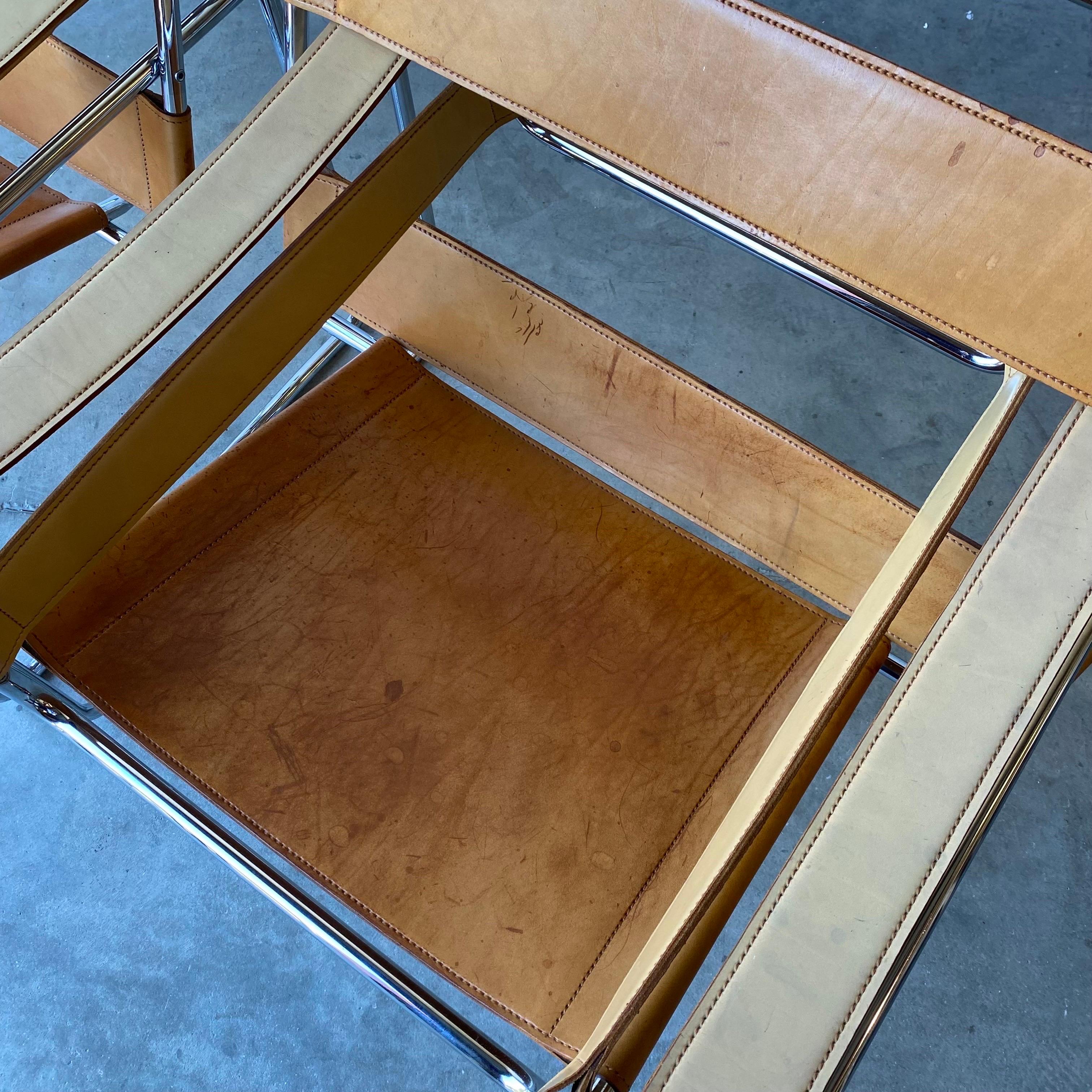 20th Century Marcel Breuer Wassily Chairs, a Pair
