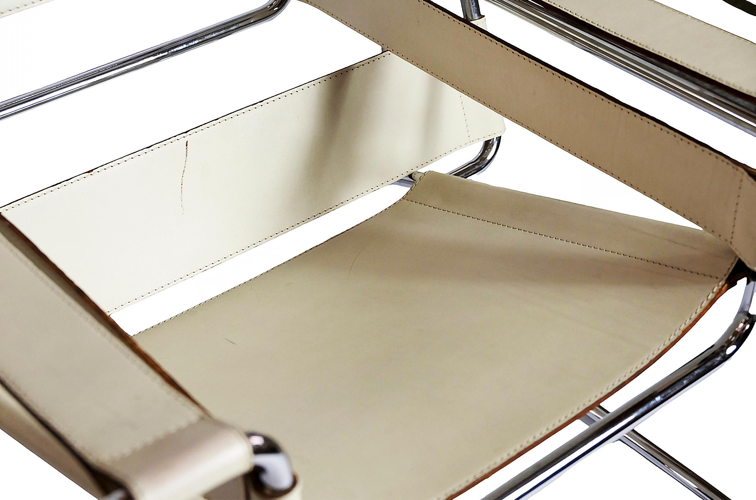 Marcel Breuer Wassily Lounge Chair by Gavina For Sale 1
