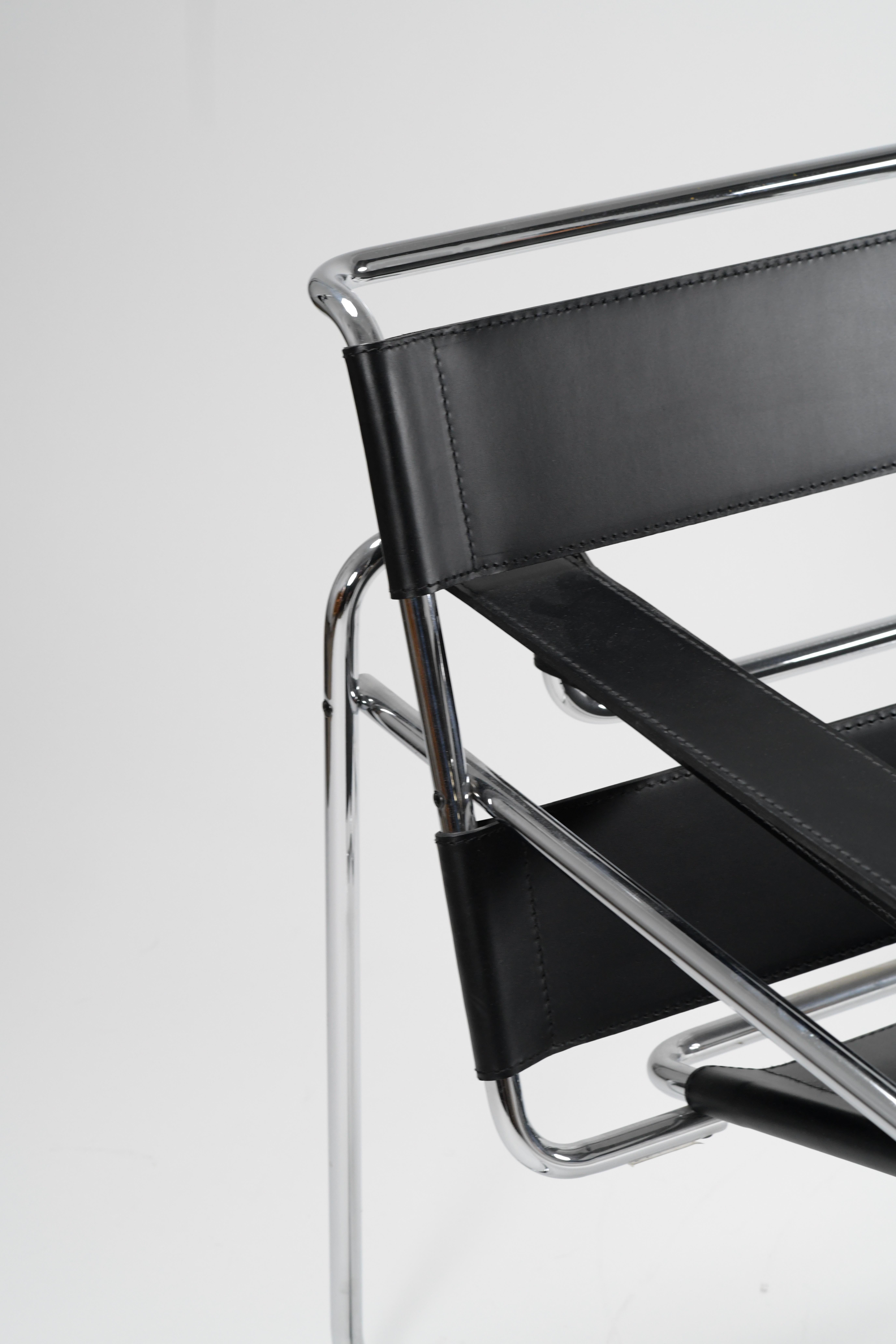 Mid-Century Modern Chaise longue Wassily de Marcel Breuer pour Knoll  en vente