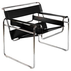 Marcel Breuer Wassily Lounge Chair signed Knoll Studio