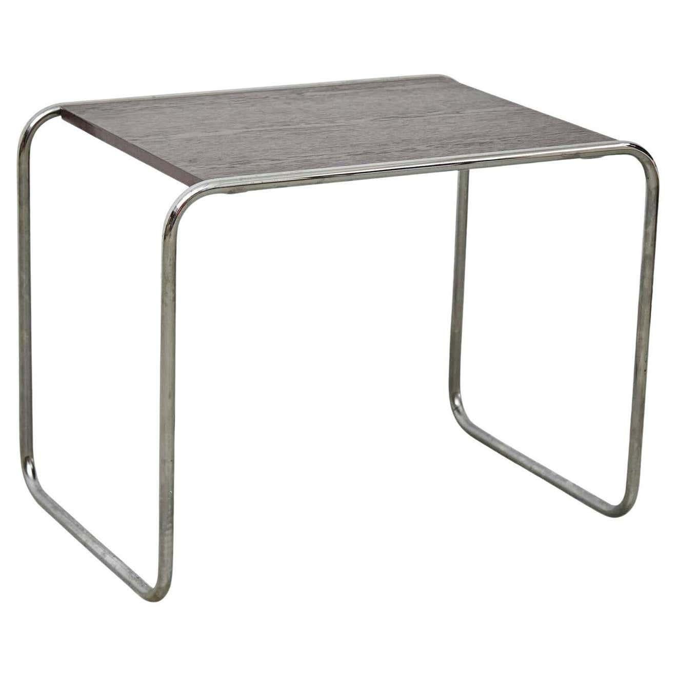 Marcel Breuer Wood and Steel Table by Gavina, circa 1960 For Sale 4