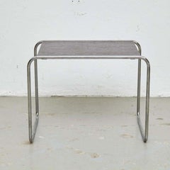 Marcel Breuer Wood and Steel Table by Gavina, circa 1960