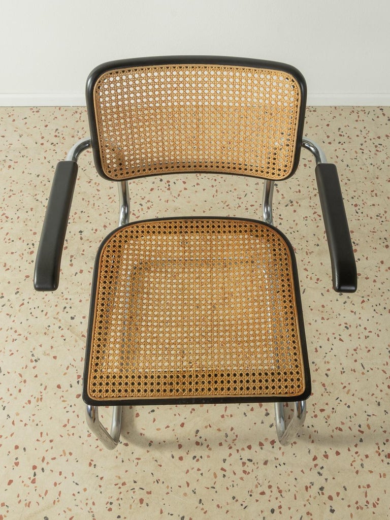 Marcel Breuer's S 64 Tubular Steel Chair for Thonet For Sale 1