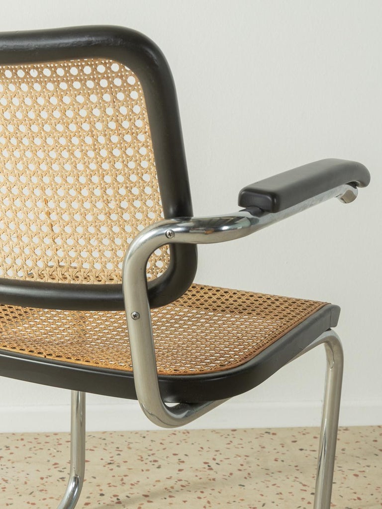 Marcel Breuer's S 64 Tubular Steel Chair for Thonet For Sale 2