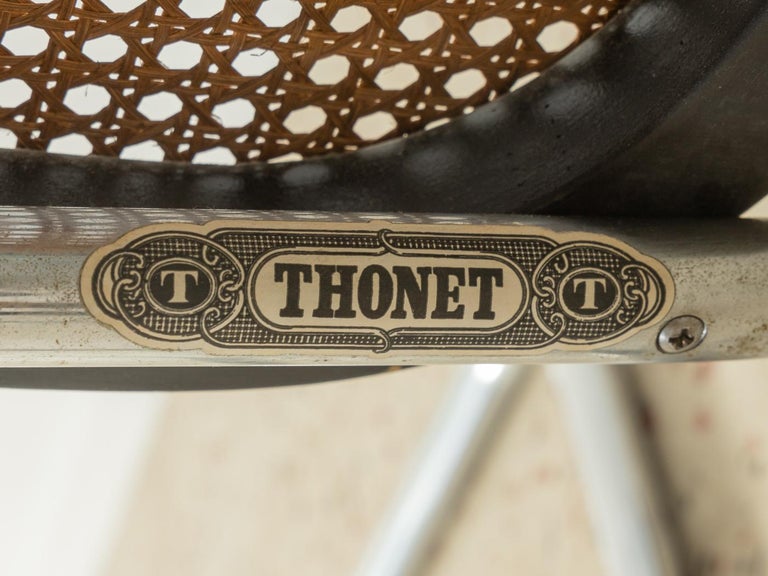 Marcel Breuer's S 64 Tubular Steel Chair for Thonet For Sale 3