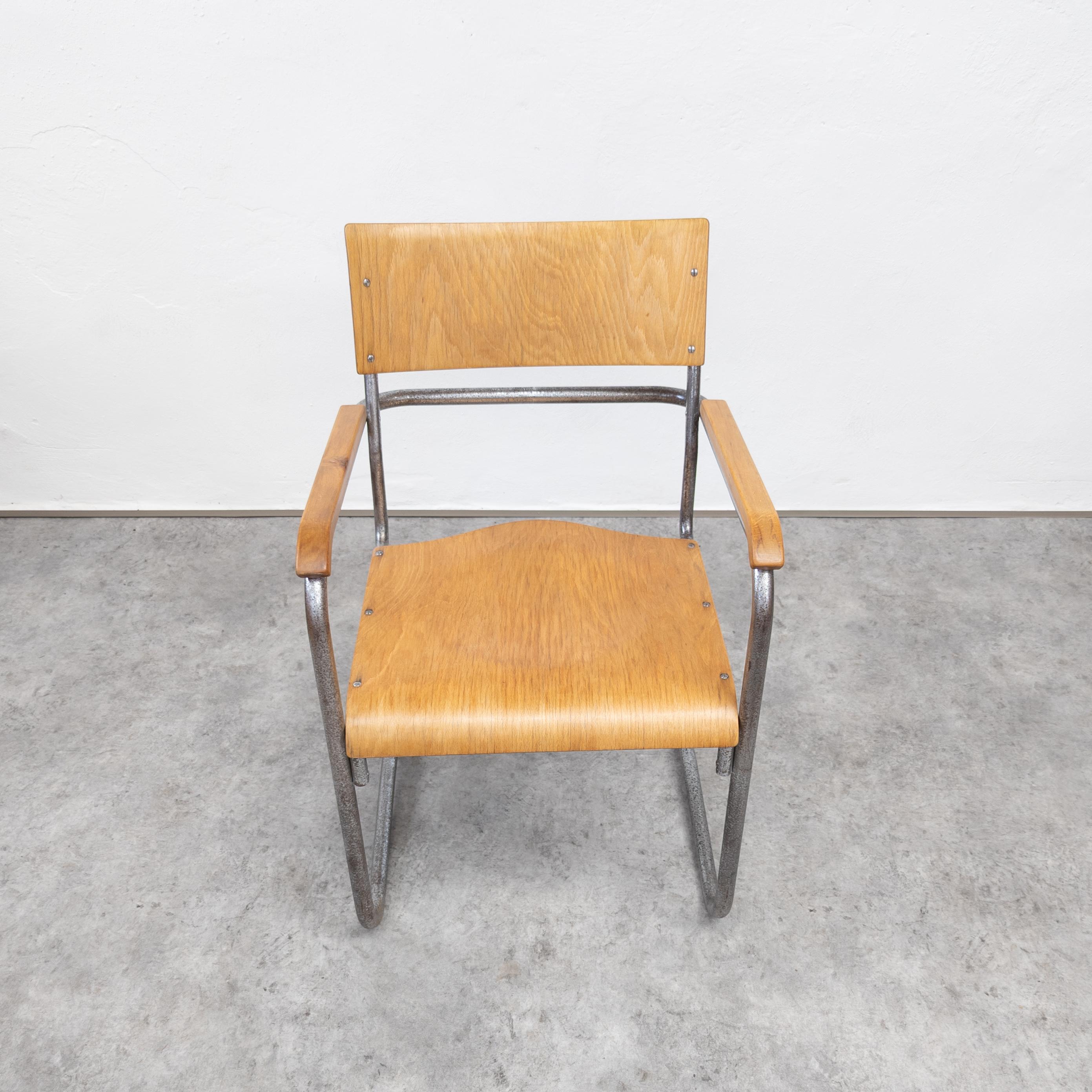 Czech Marcel Breuer's Thonet B 34 Variation from Samal & Co For Sale