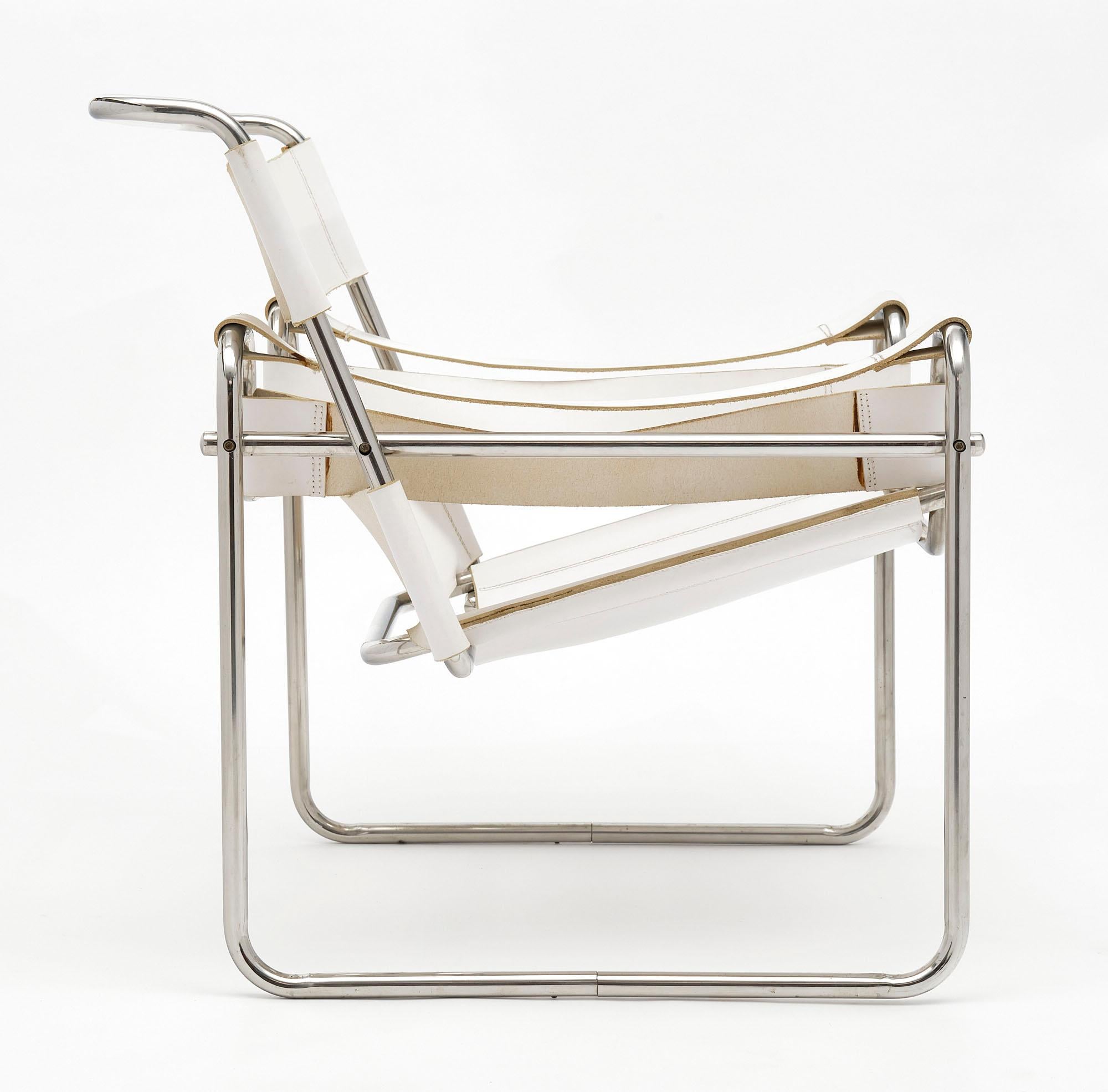 Mid-20th Century Marcel Breuer’s Wassily Design Style Armchair For Sale