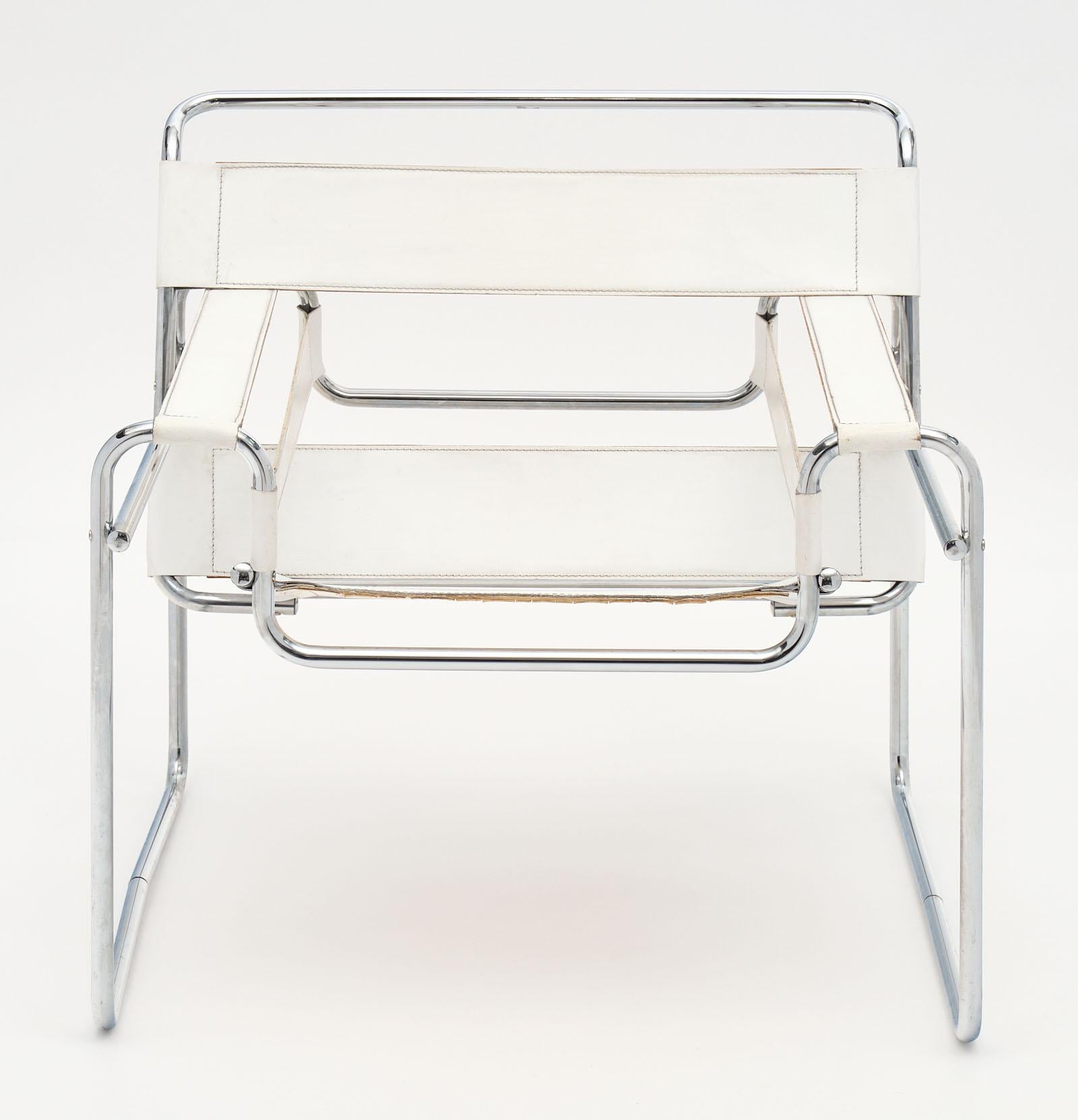 Mid-20th Century Marcel Breuer’s Wassily Design Style Pair of Armchairs