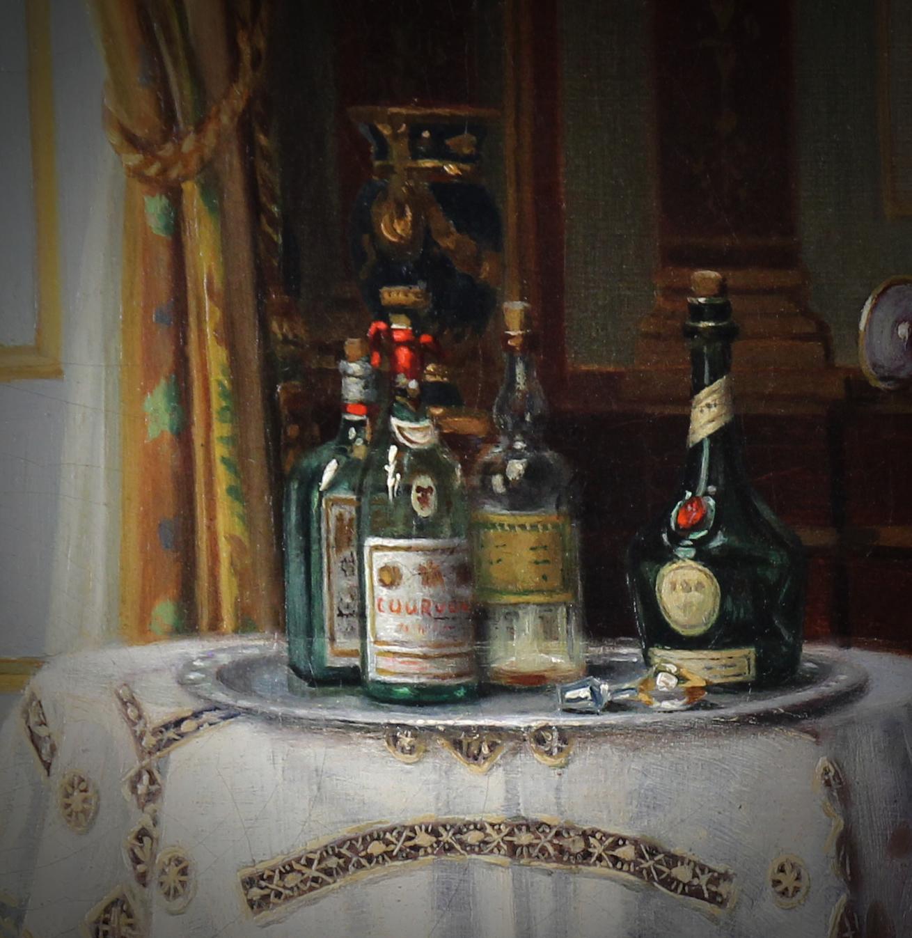 French oil painting on canvas 