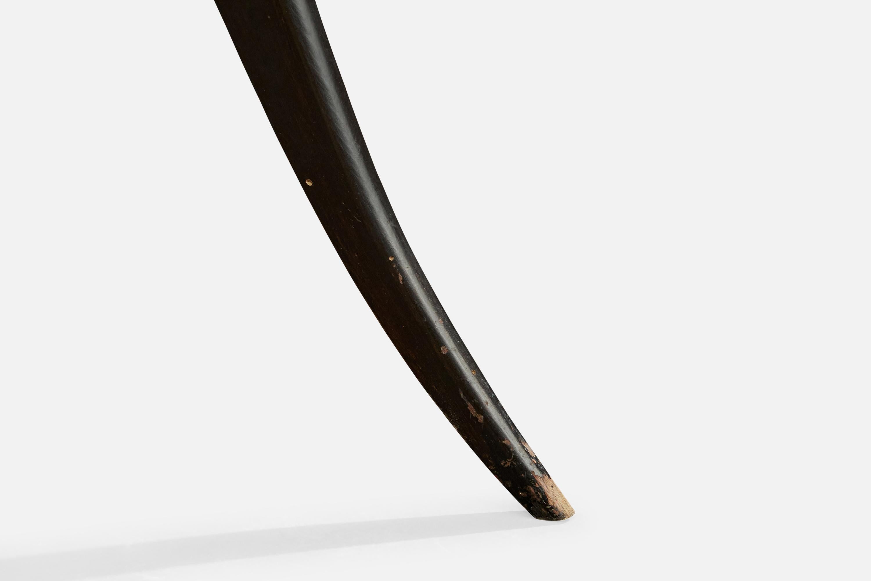 Marcel Cerf, Coffee Table, Wood, Brass, France, 1930s en vente 4