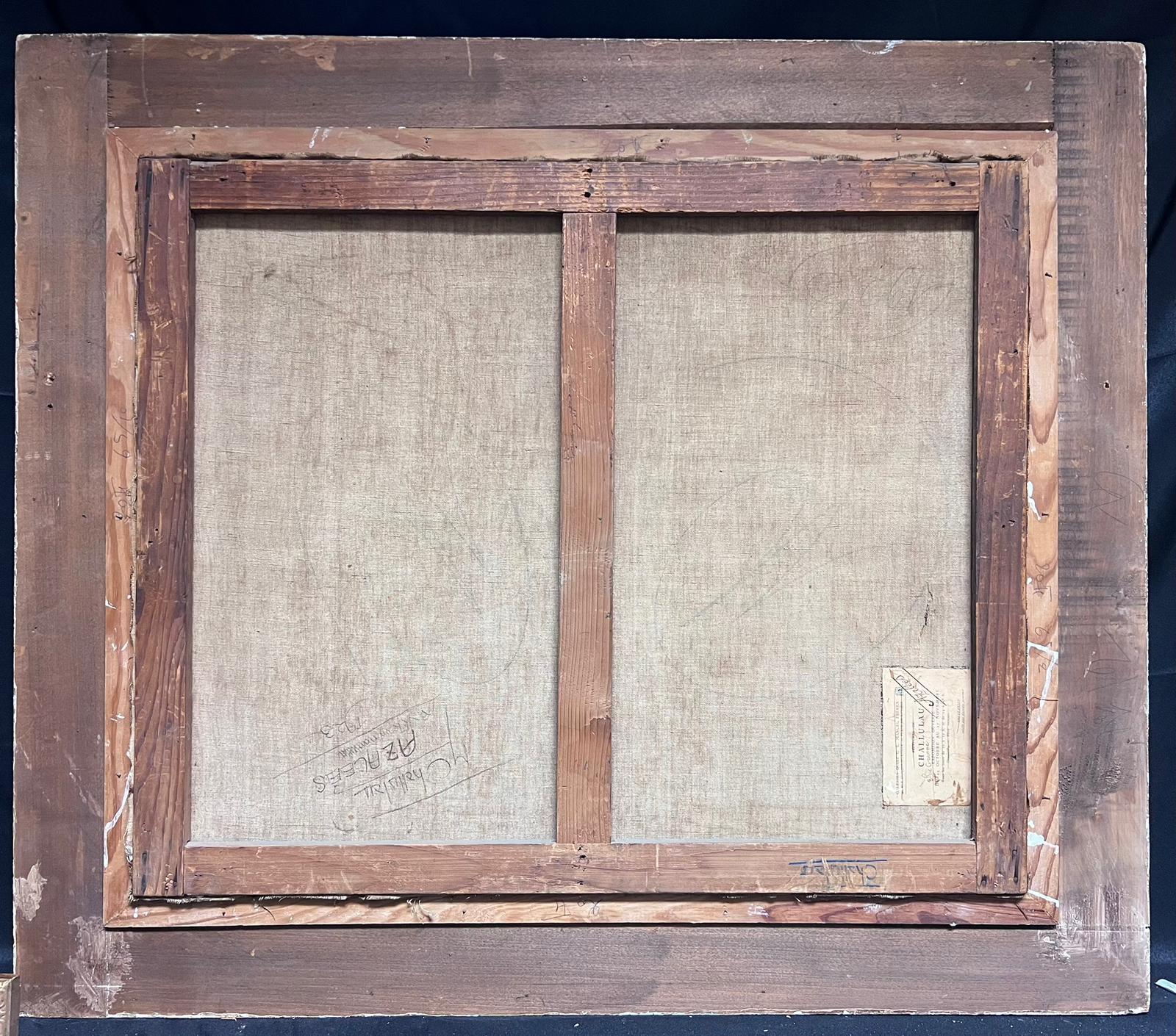 Grande huile post-impressionniste française des années 1920 Azaleas 9