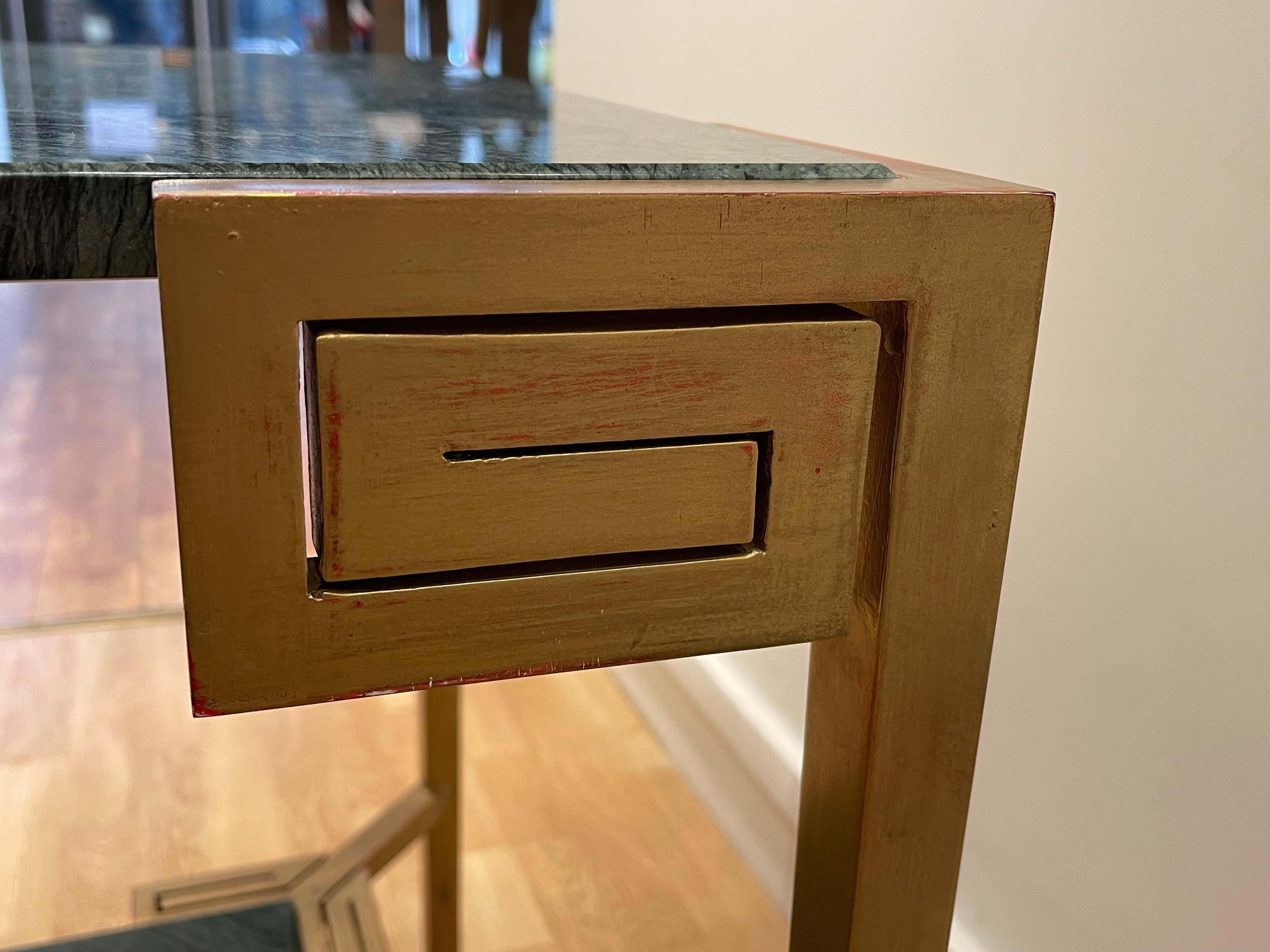 Marcel COARD (1889 – 1975), rare console table, signed, Art Deco, France, 1930s For Sale 4