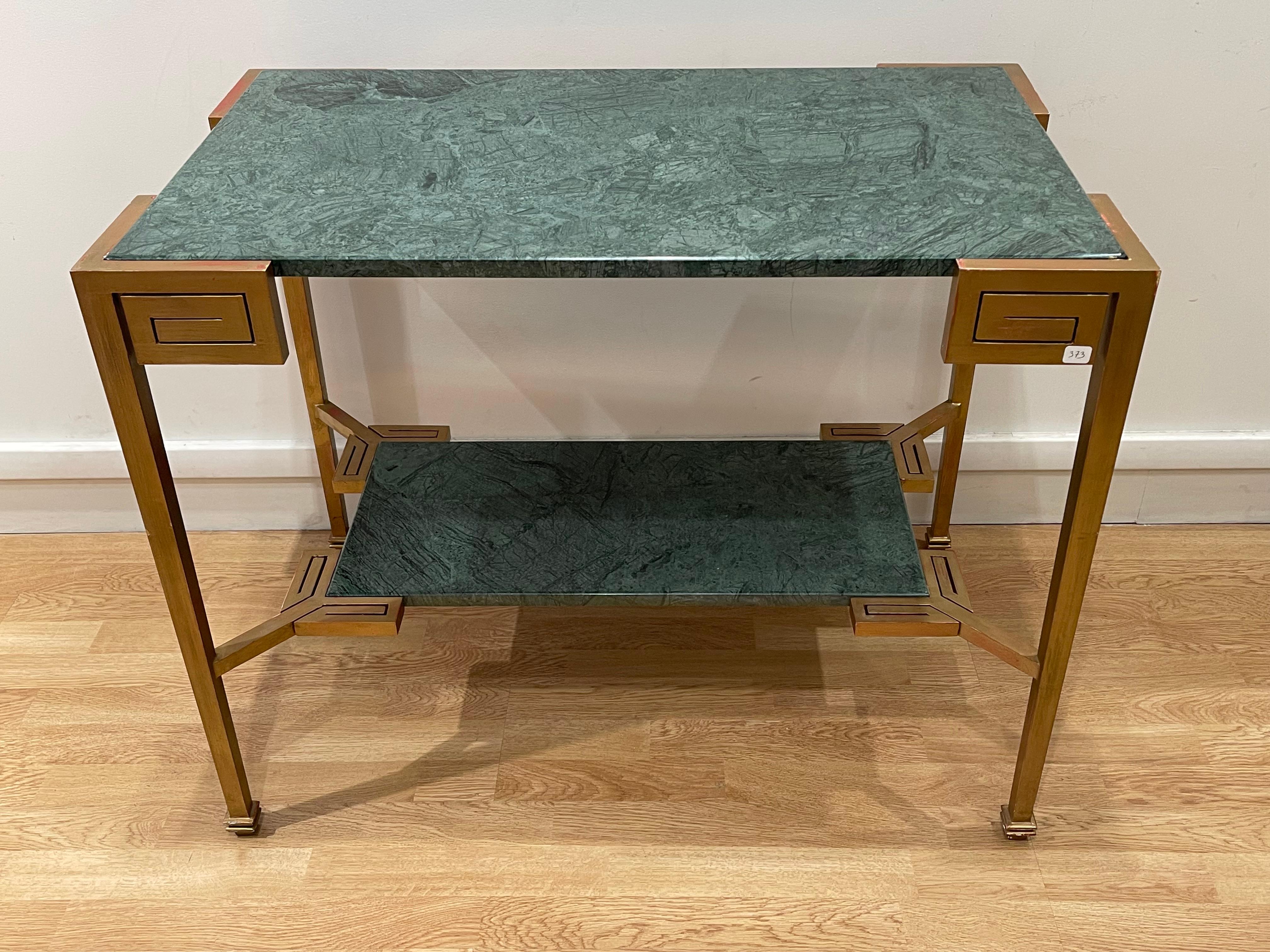 French Marcel COARD (1889 – 1975), rare console table, signed, Art Deco, France, 1930s For Sale