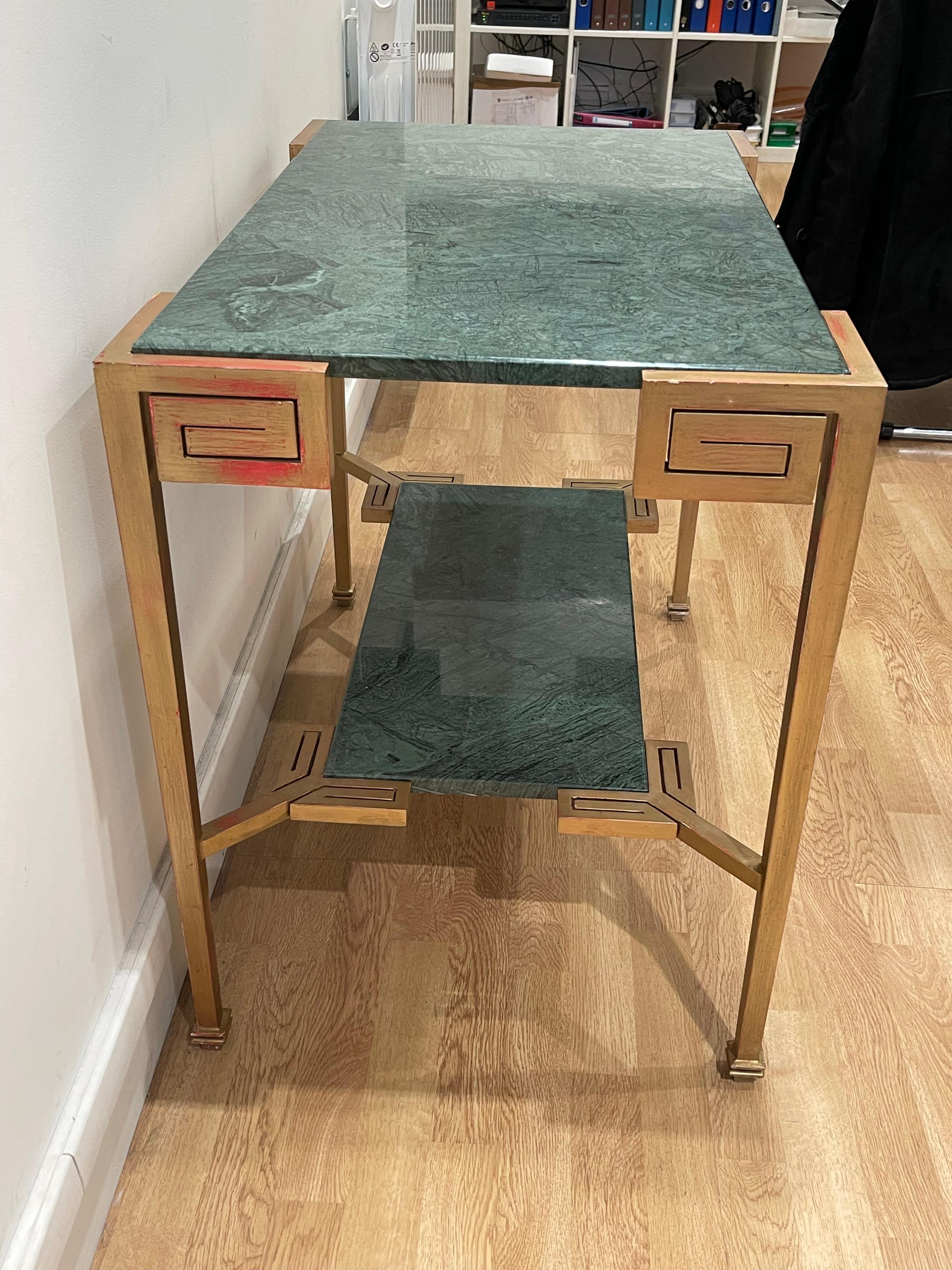 Marcel COARD (1889 – 1975), rare console table, signed, Art Deco, France, 1930s In Good Condition For Sale In Paris, FR